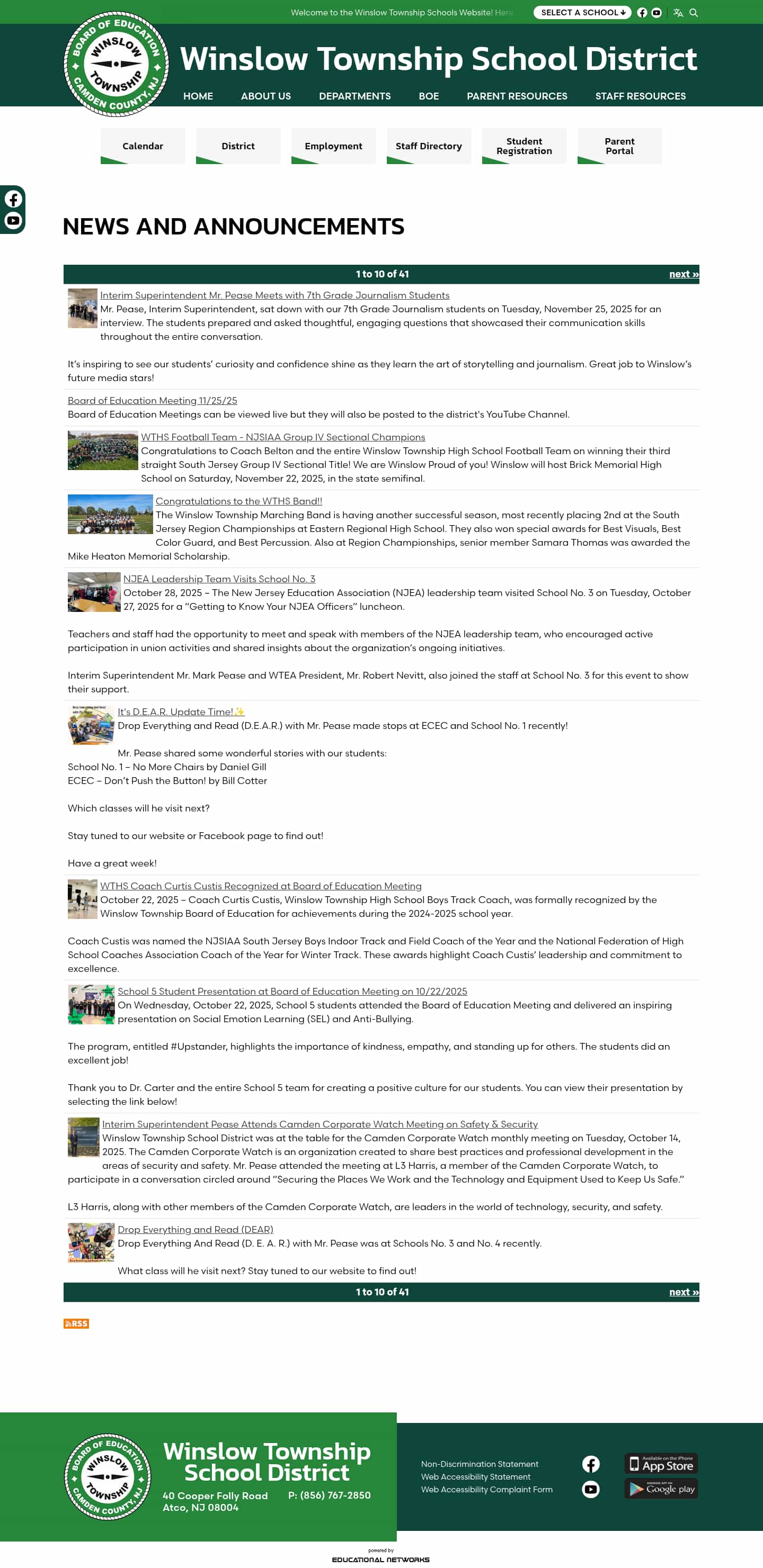 Latest website image capture