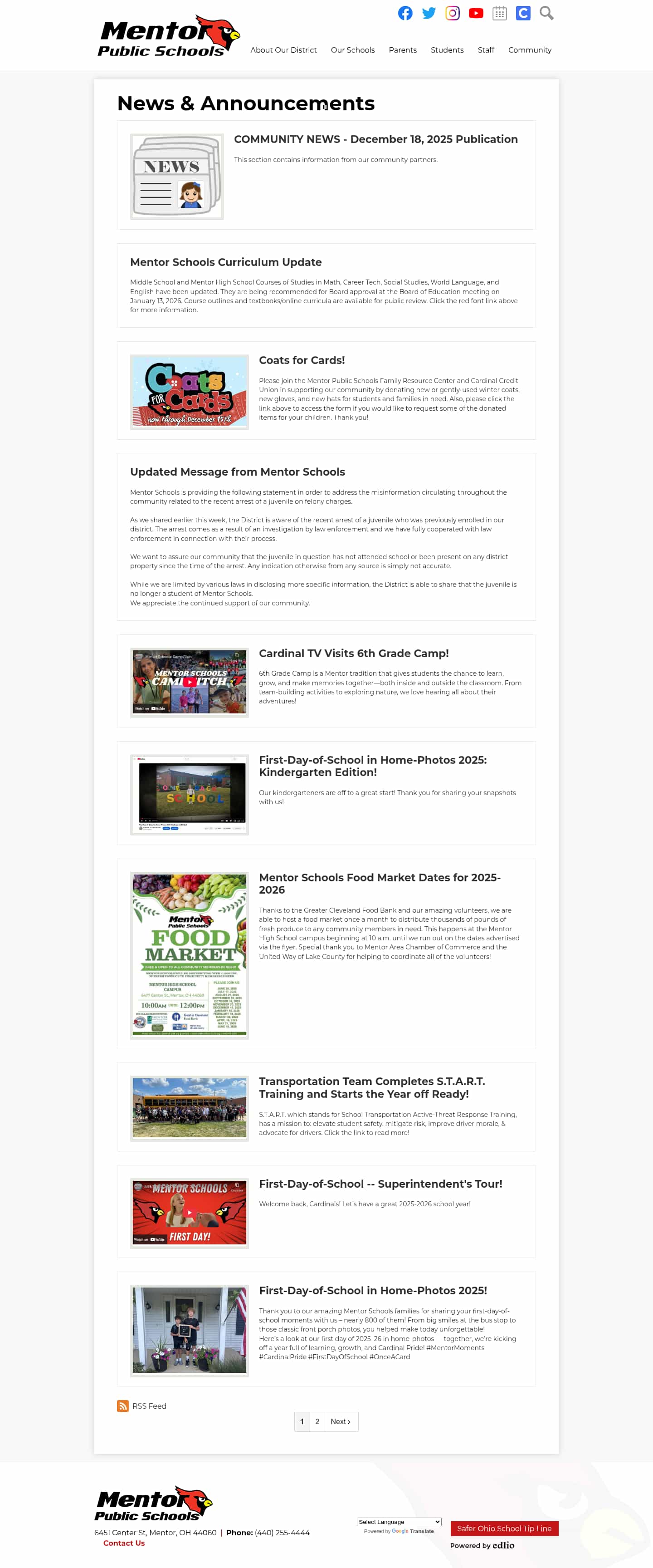 Latest website image capture