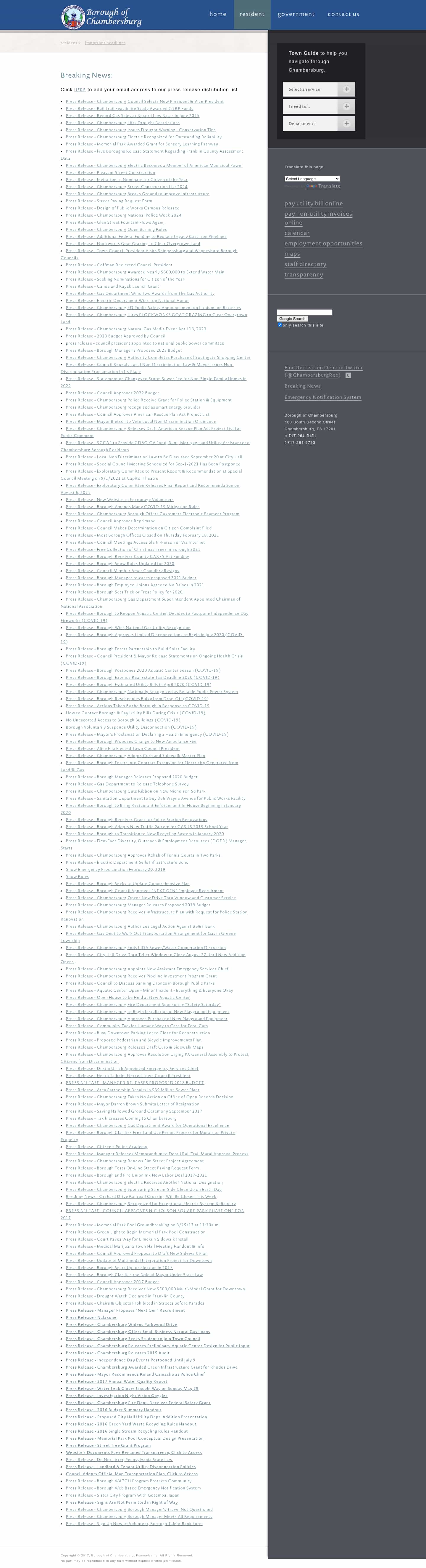 Latest website image capture