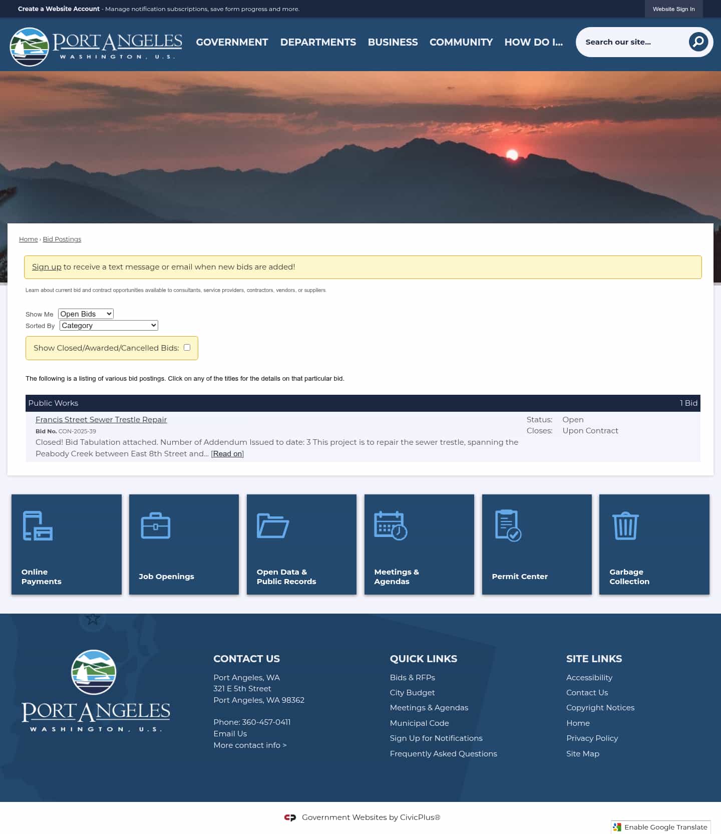 Latest website image capture