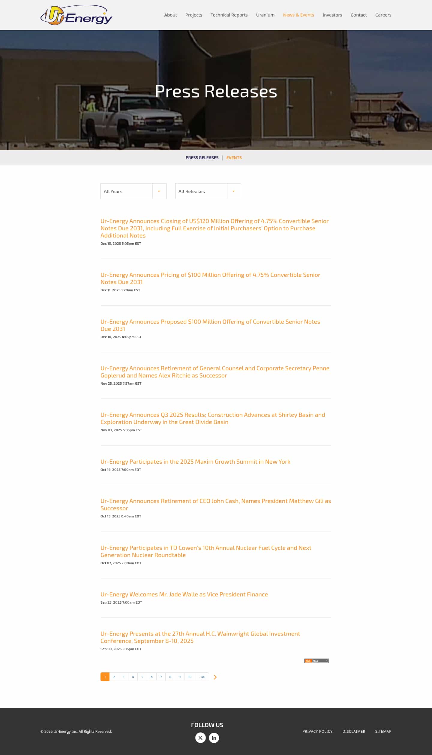 Latest website image capture