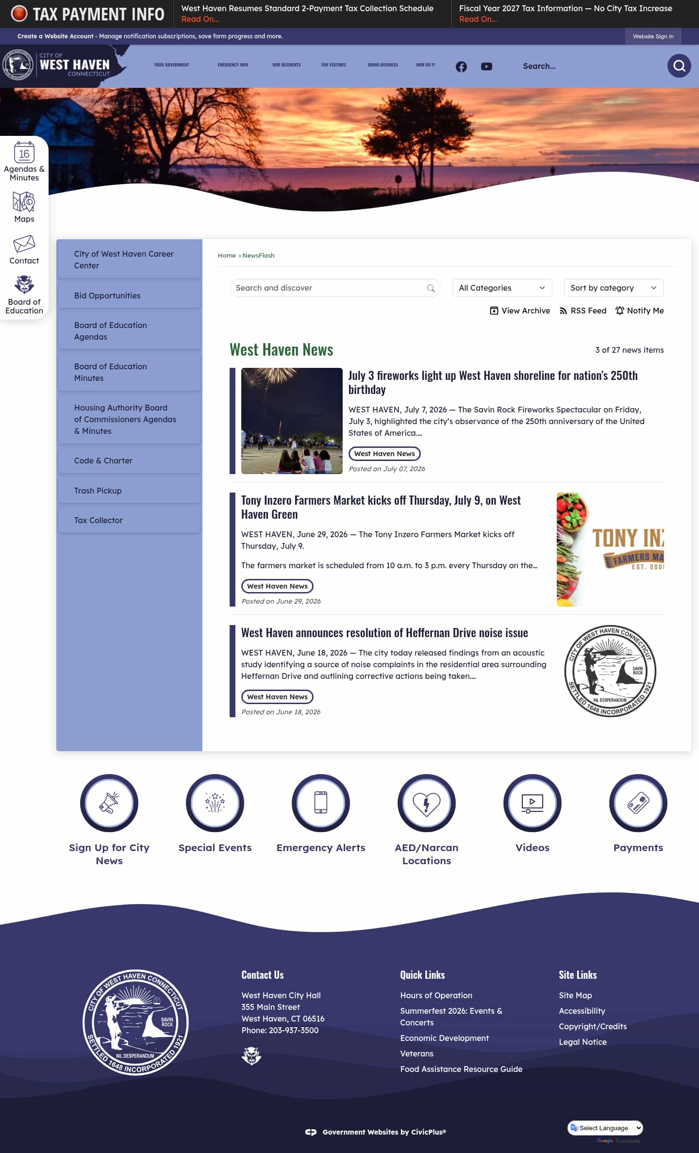Latest website image capture