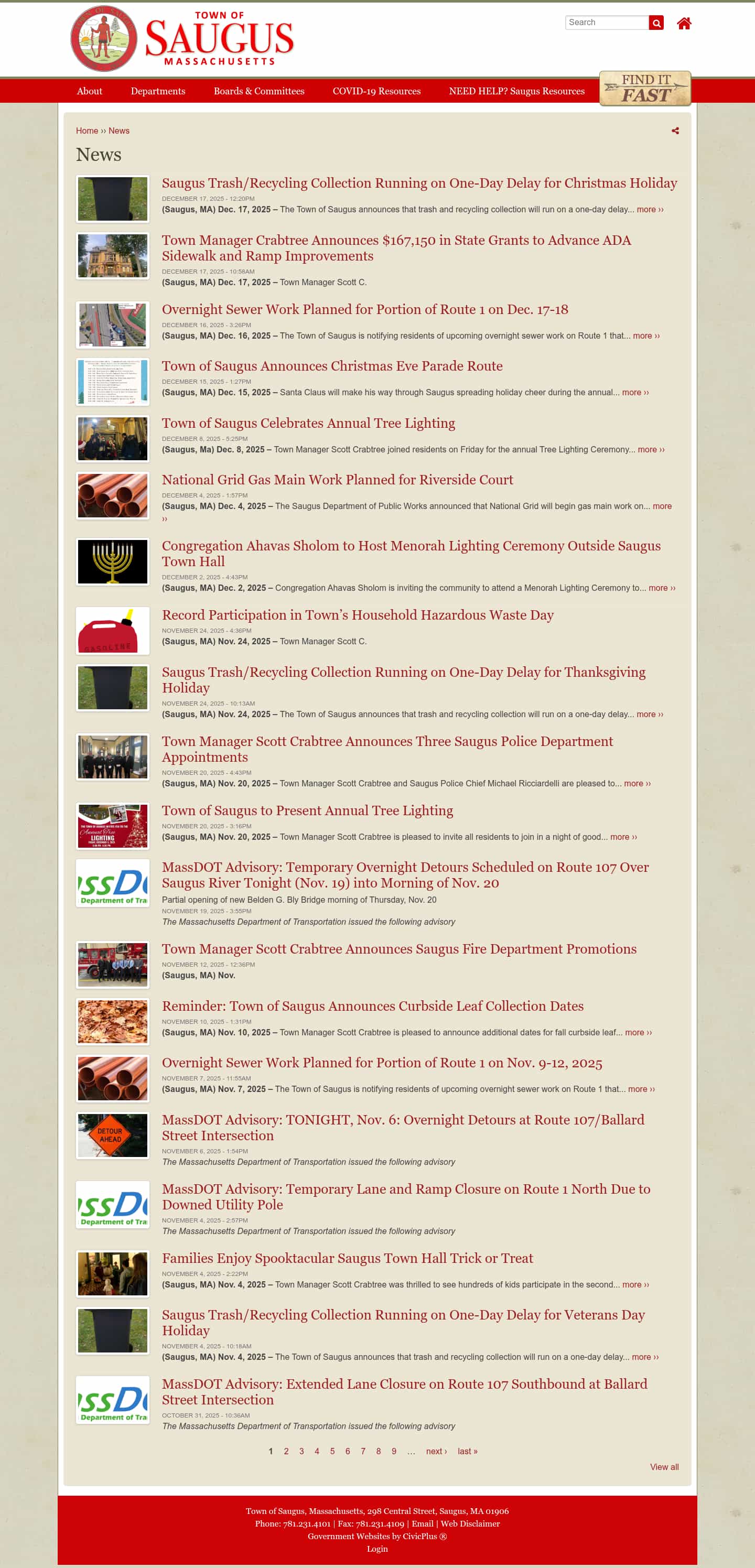 Latest website image capture