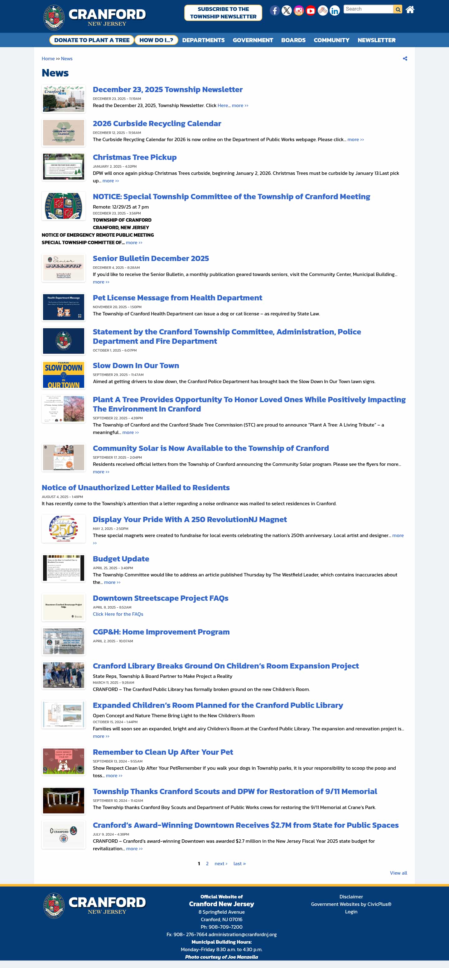 Latest website image capture