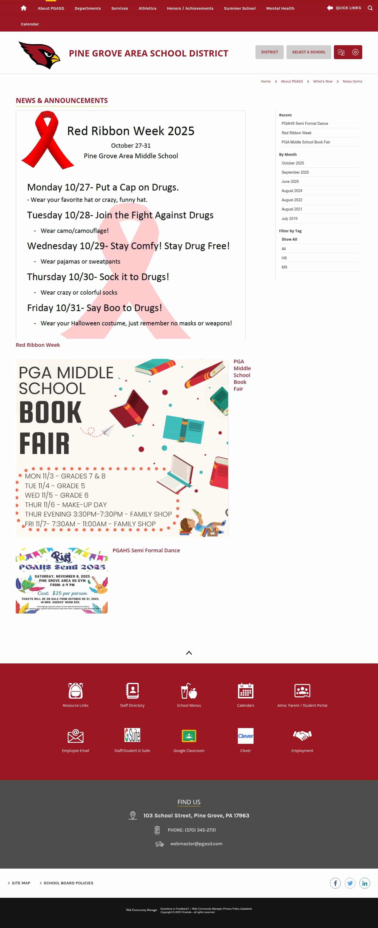 Latest website image capture