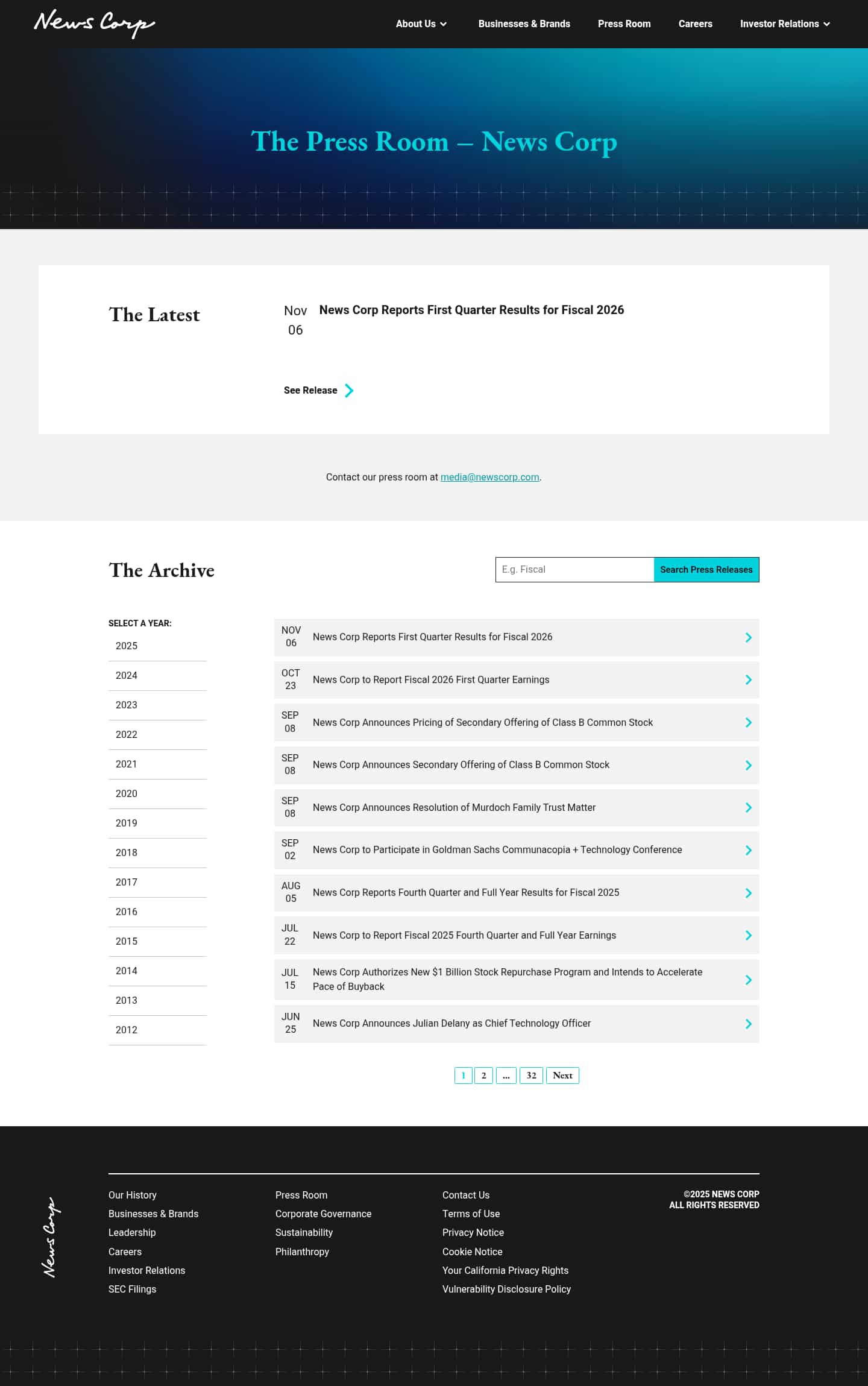 Latest website image capture