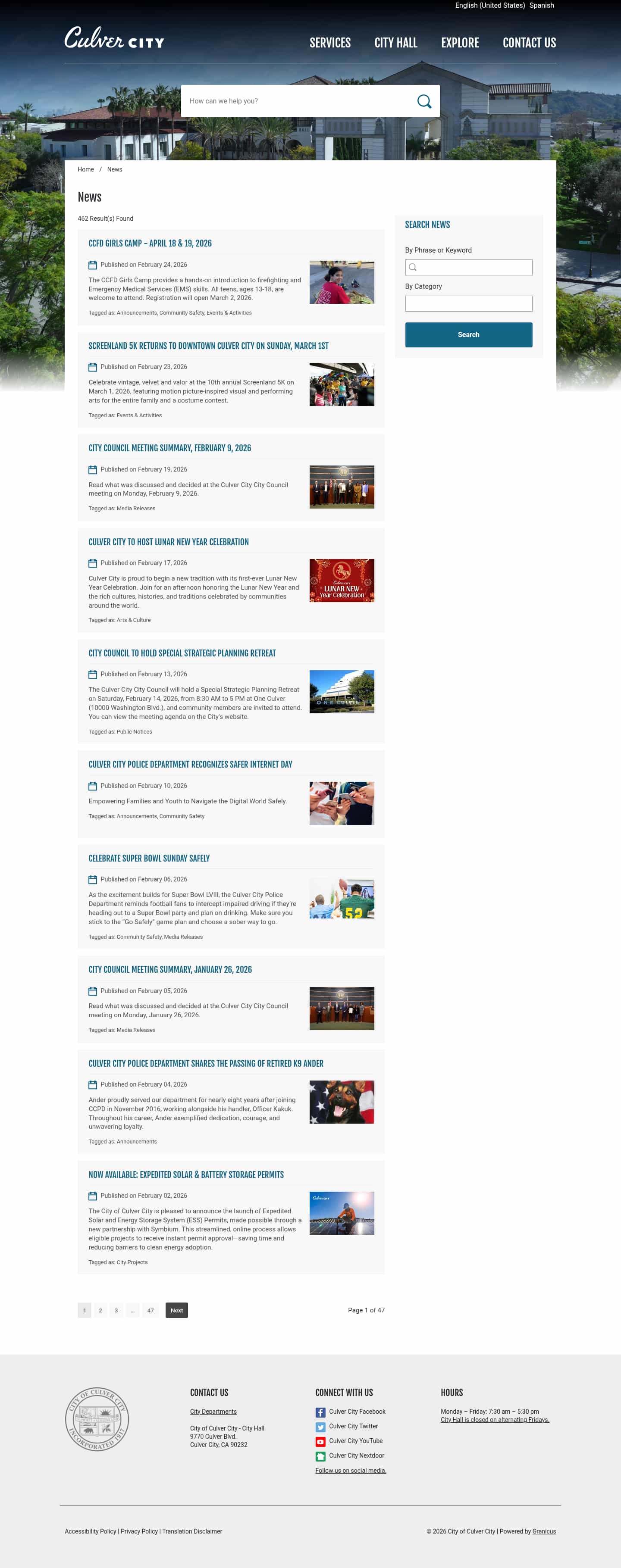 Latest website image capture