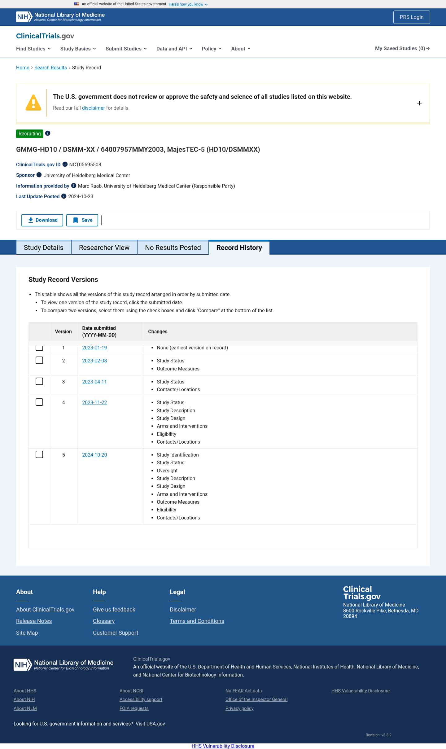 Latest website image capture