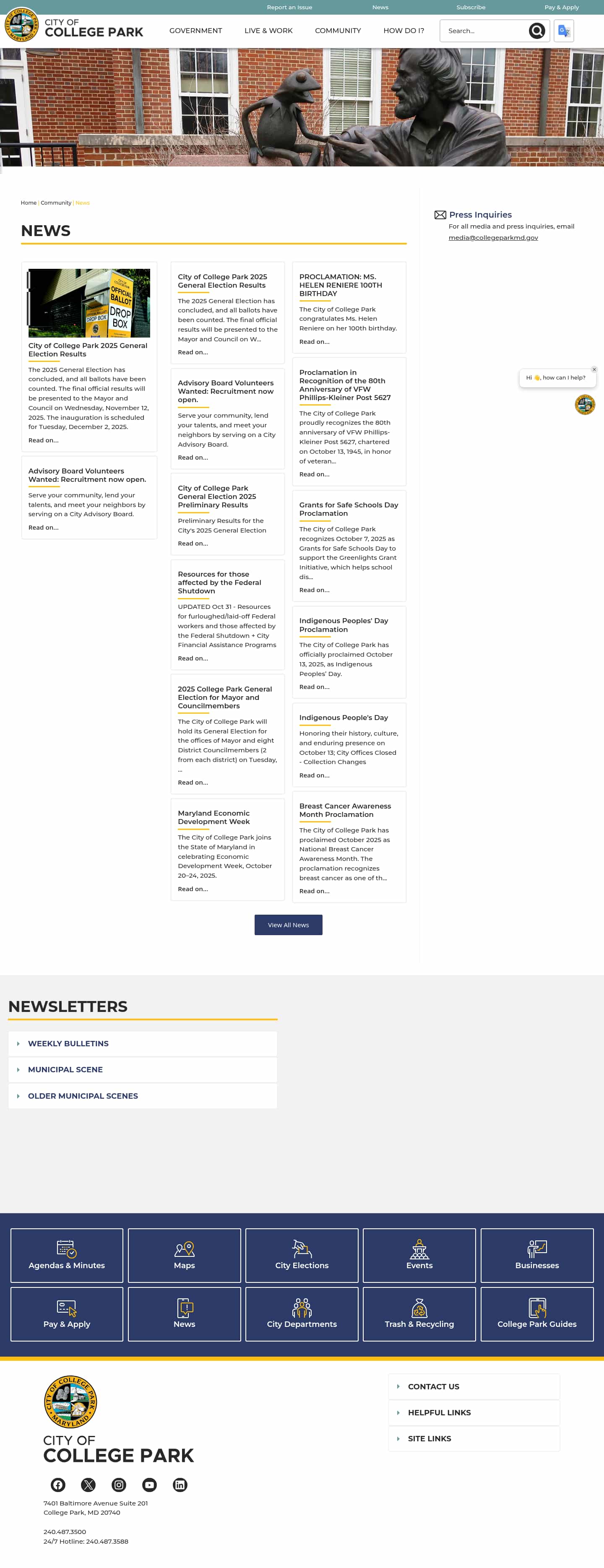 Latest website image capture