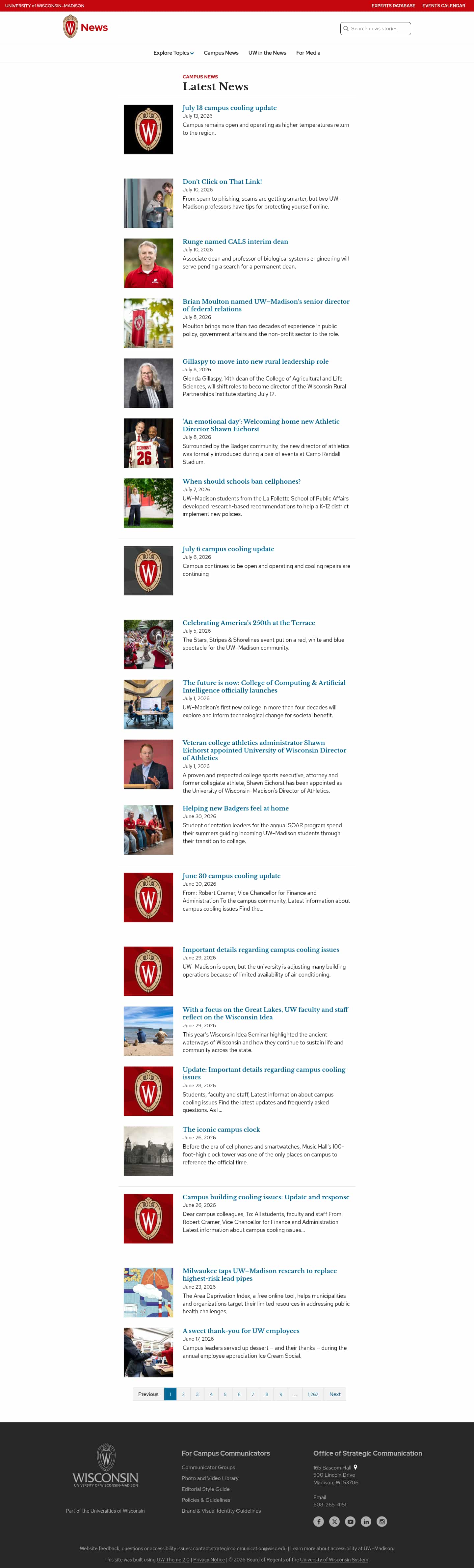 Latest website image capture