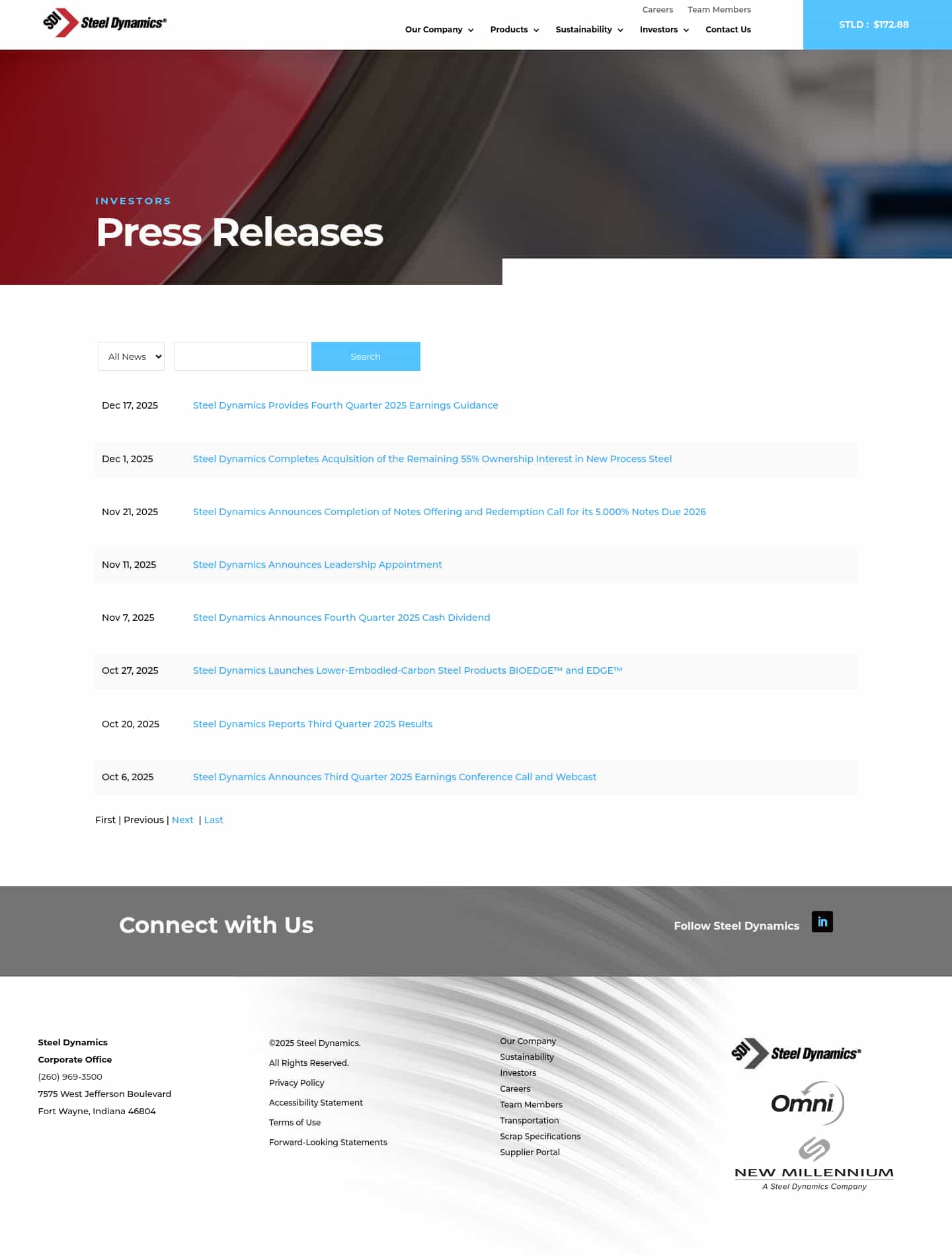 Latest website image capture