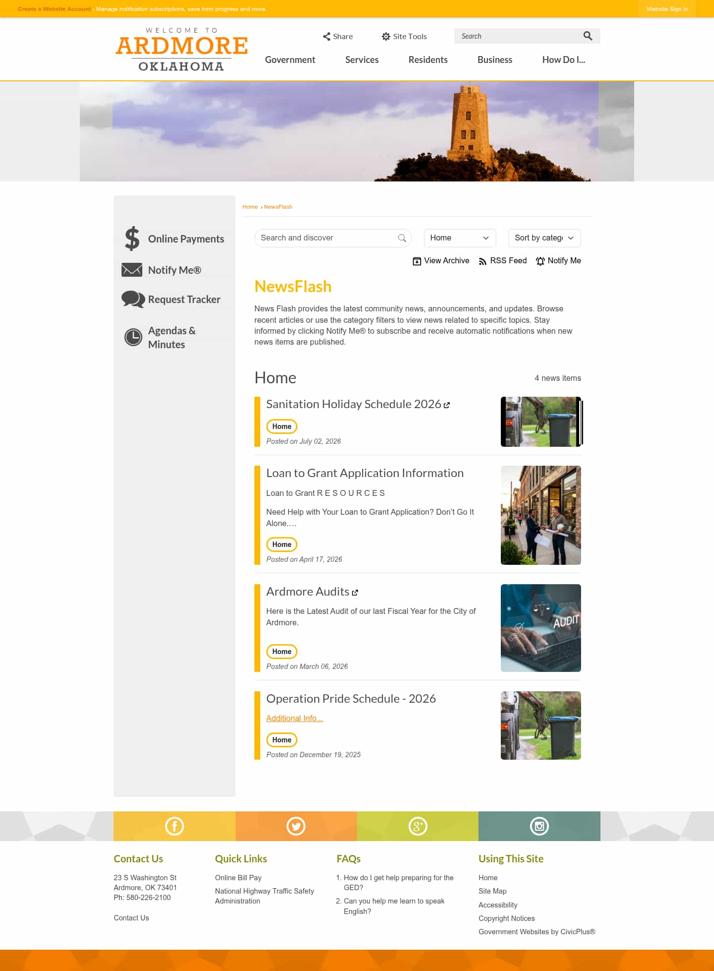 Latest website image capture
