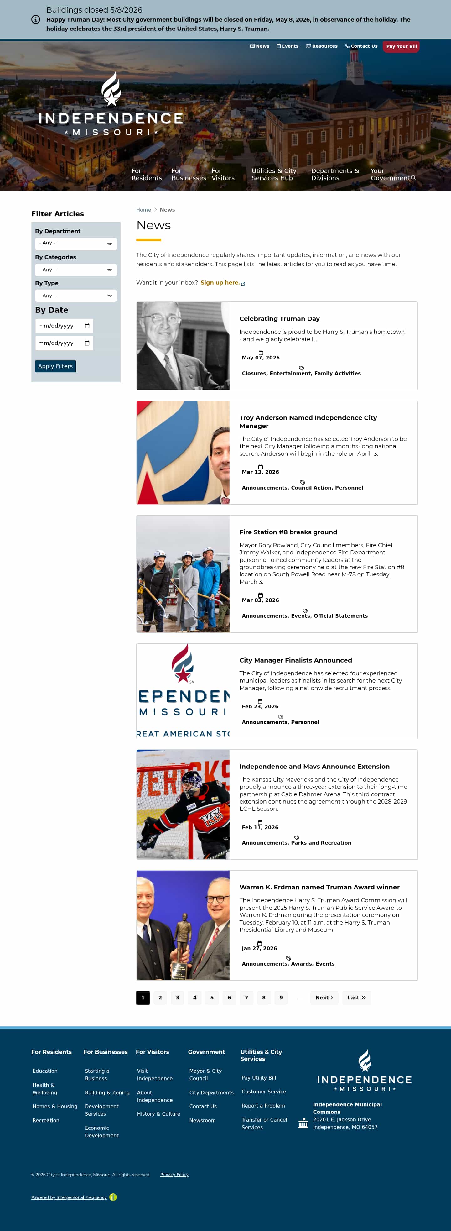 Latest website image capture