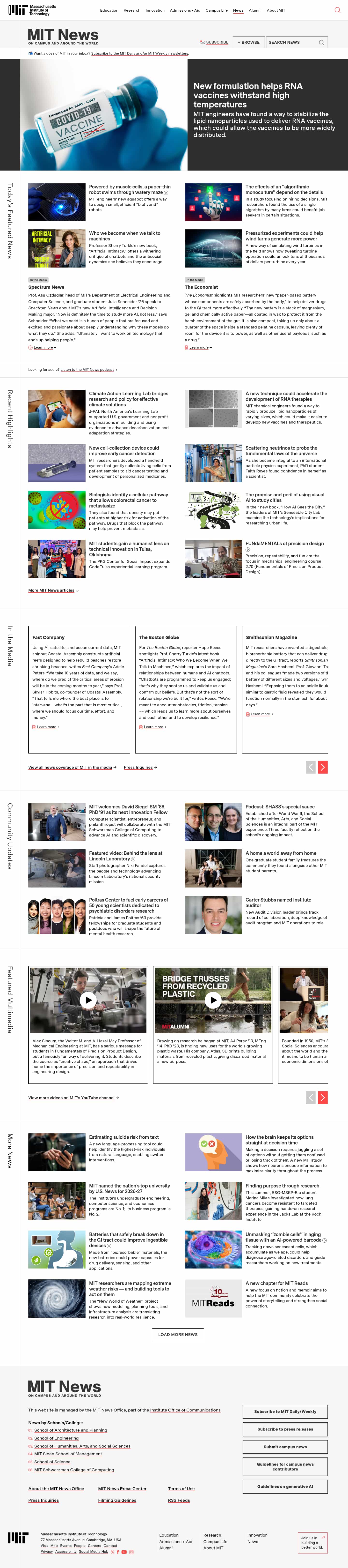 Latest website image capture