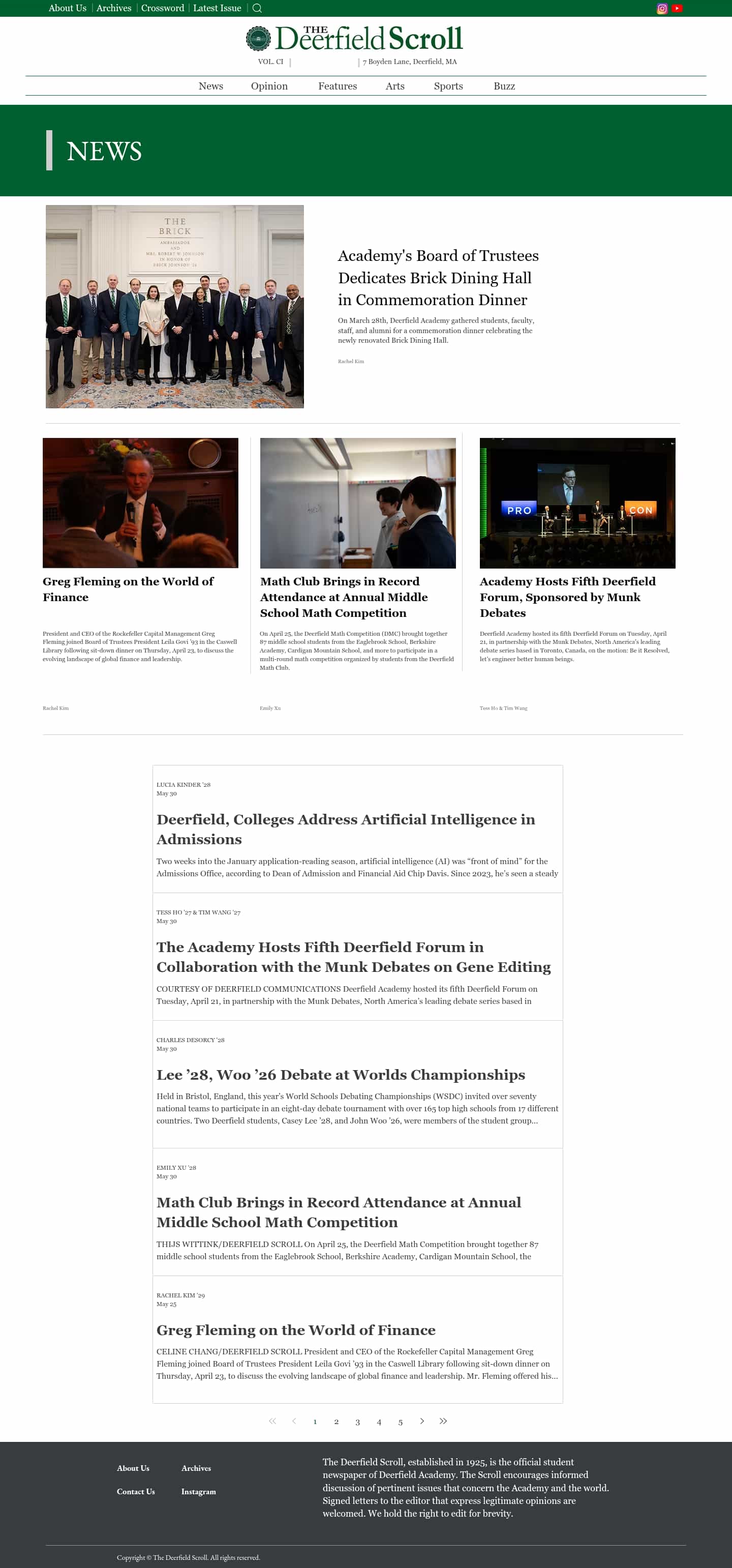 Latest website image capture