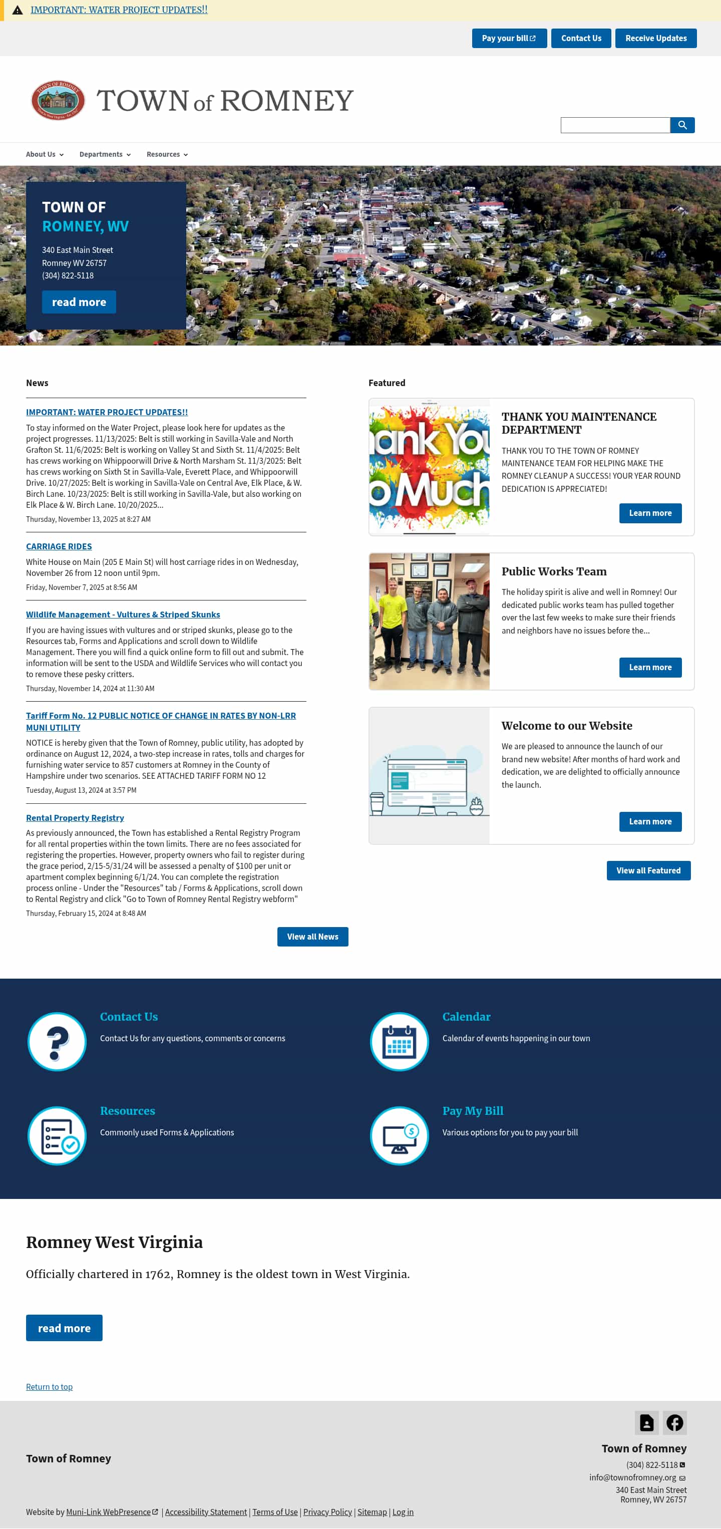 Latest website image capture