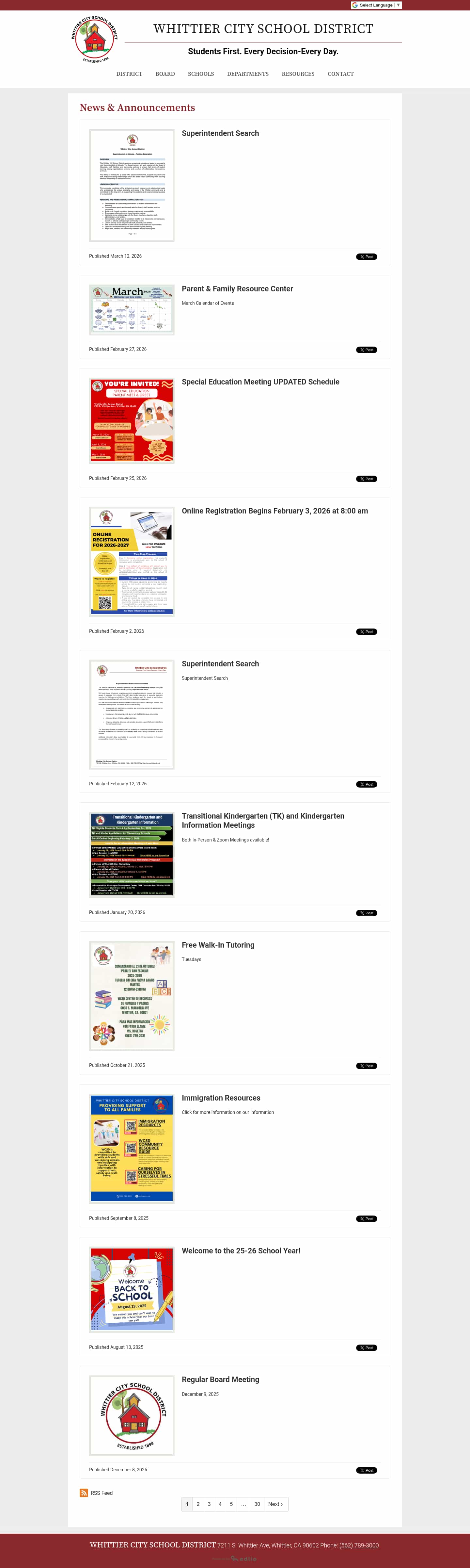 Latest website image capture