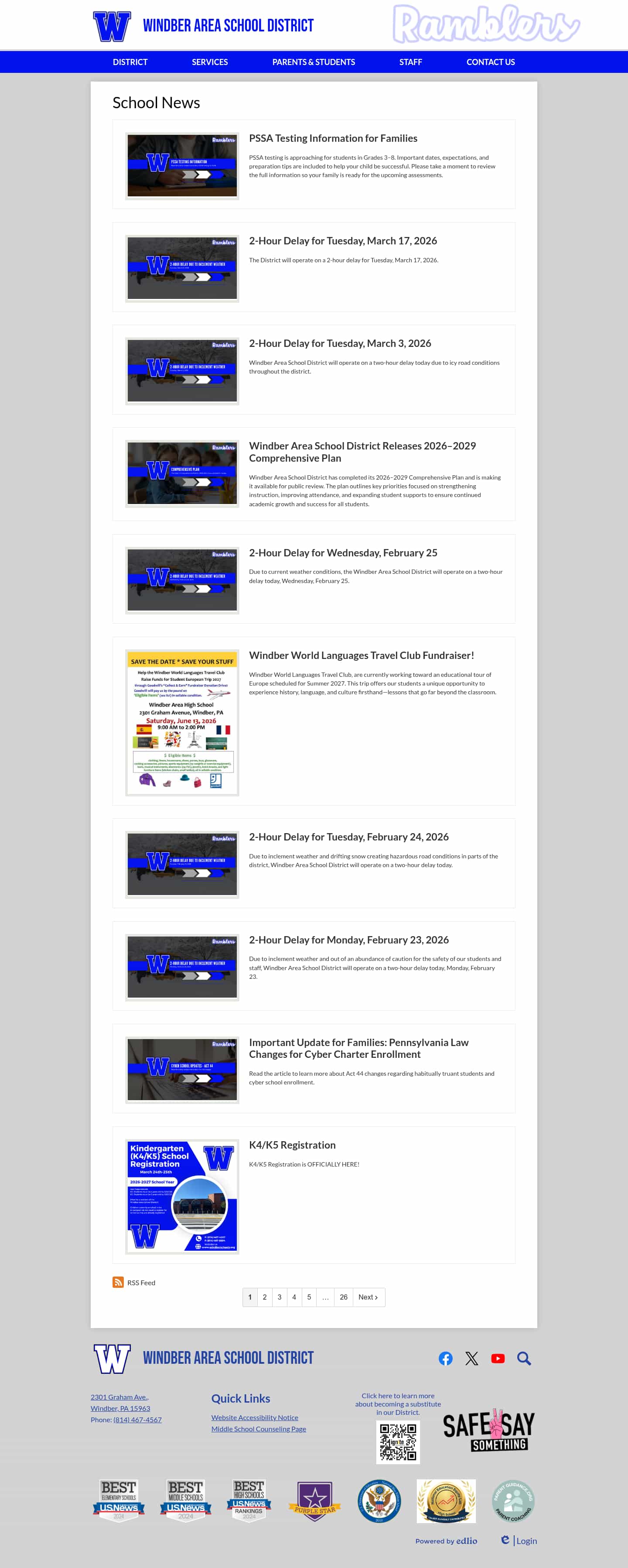 Latest website image capture