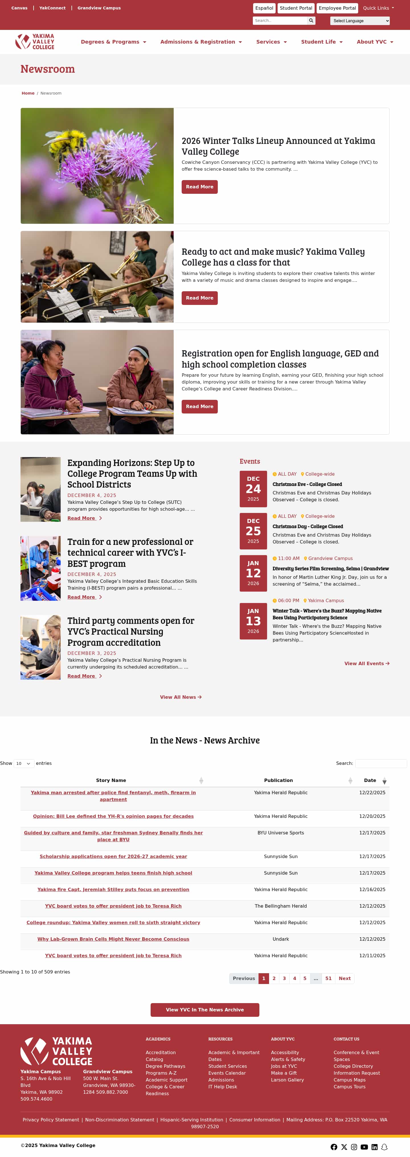 Latest website image capture