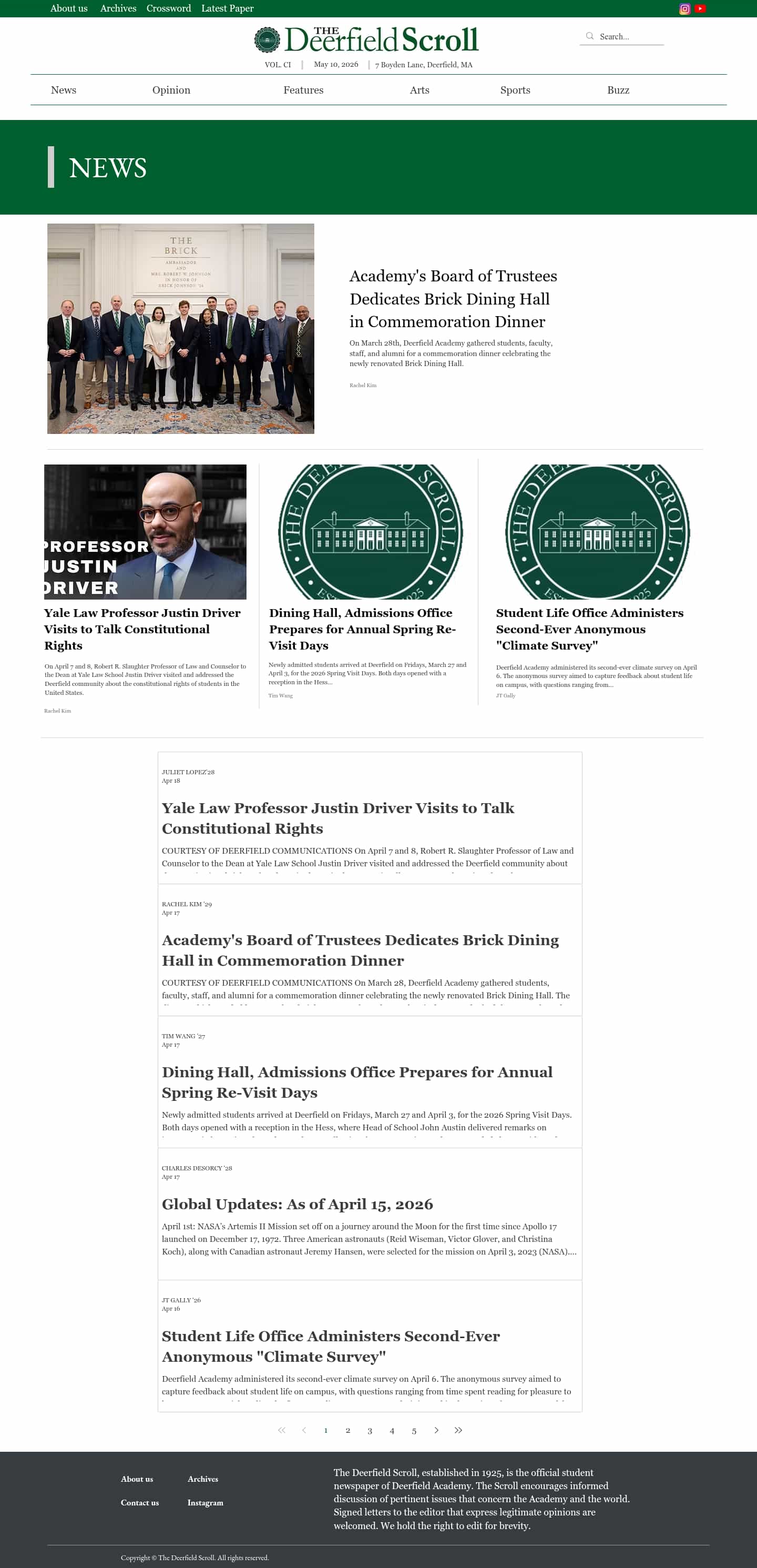 Latest website image capture
