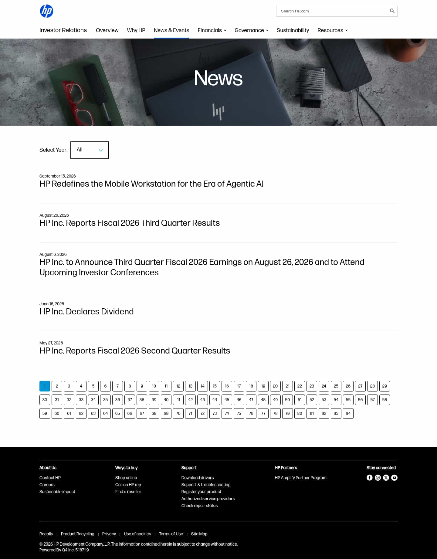 Latest website image capture