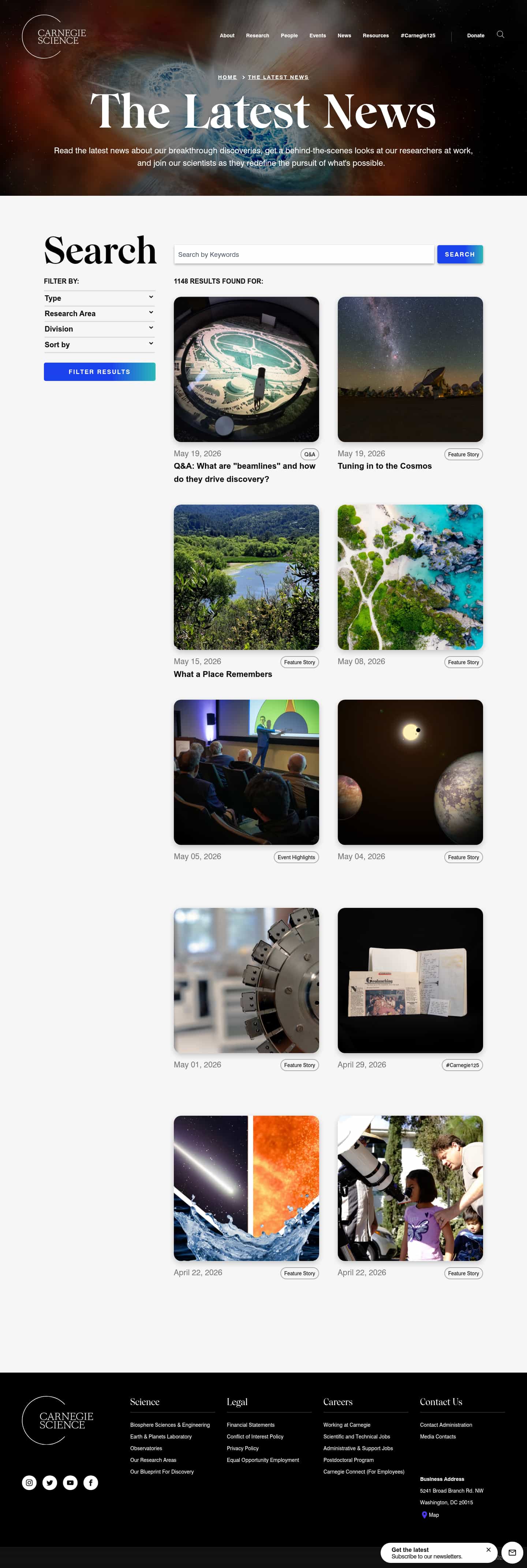 Latest website image capture