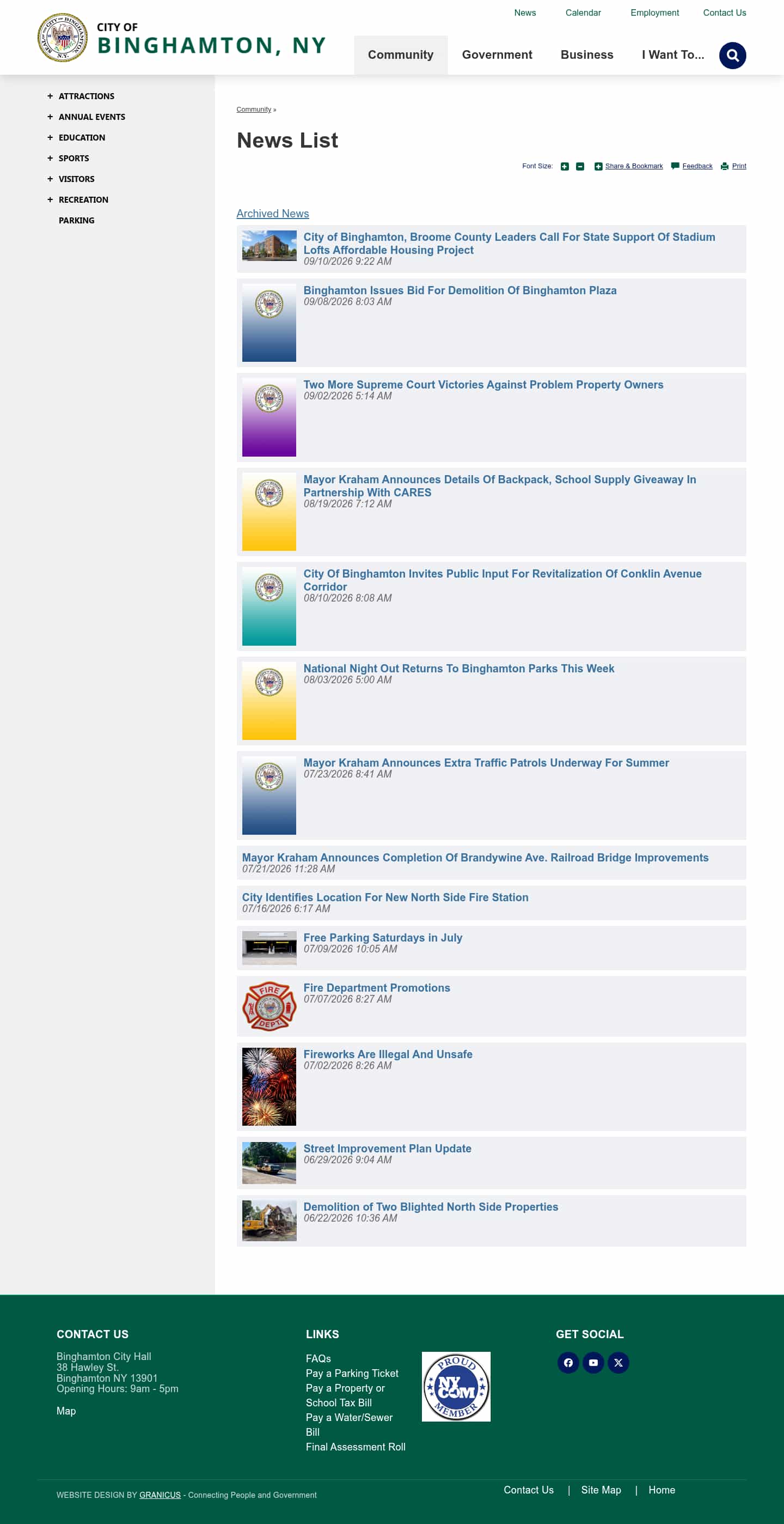Latest website image capture