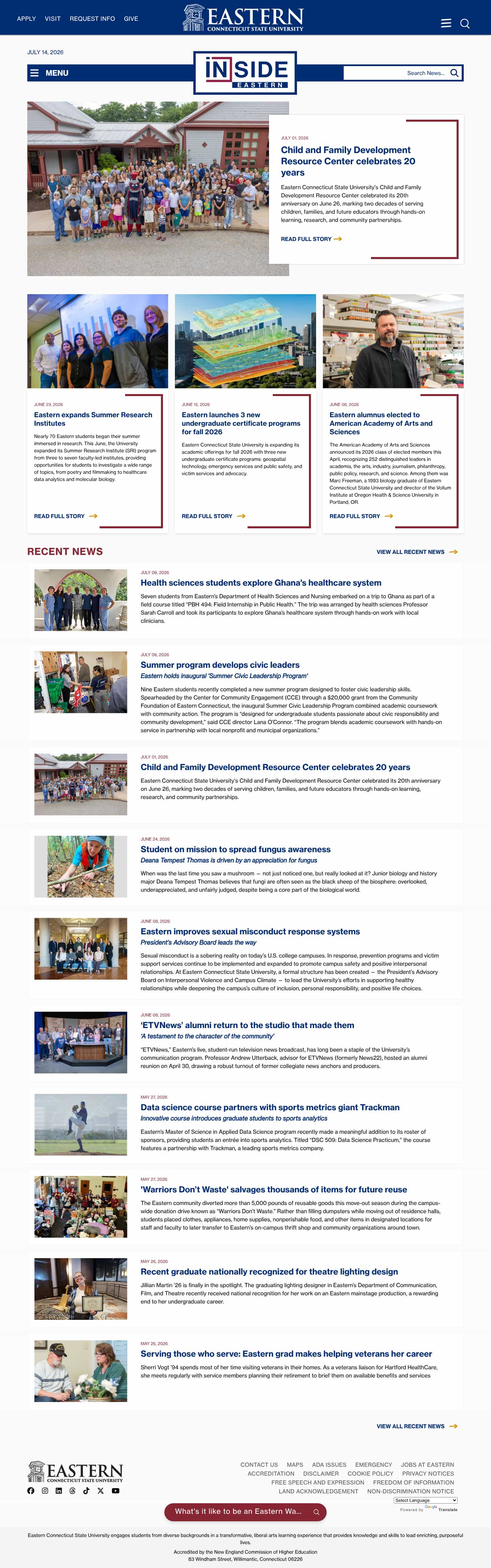 Latest website image capture