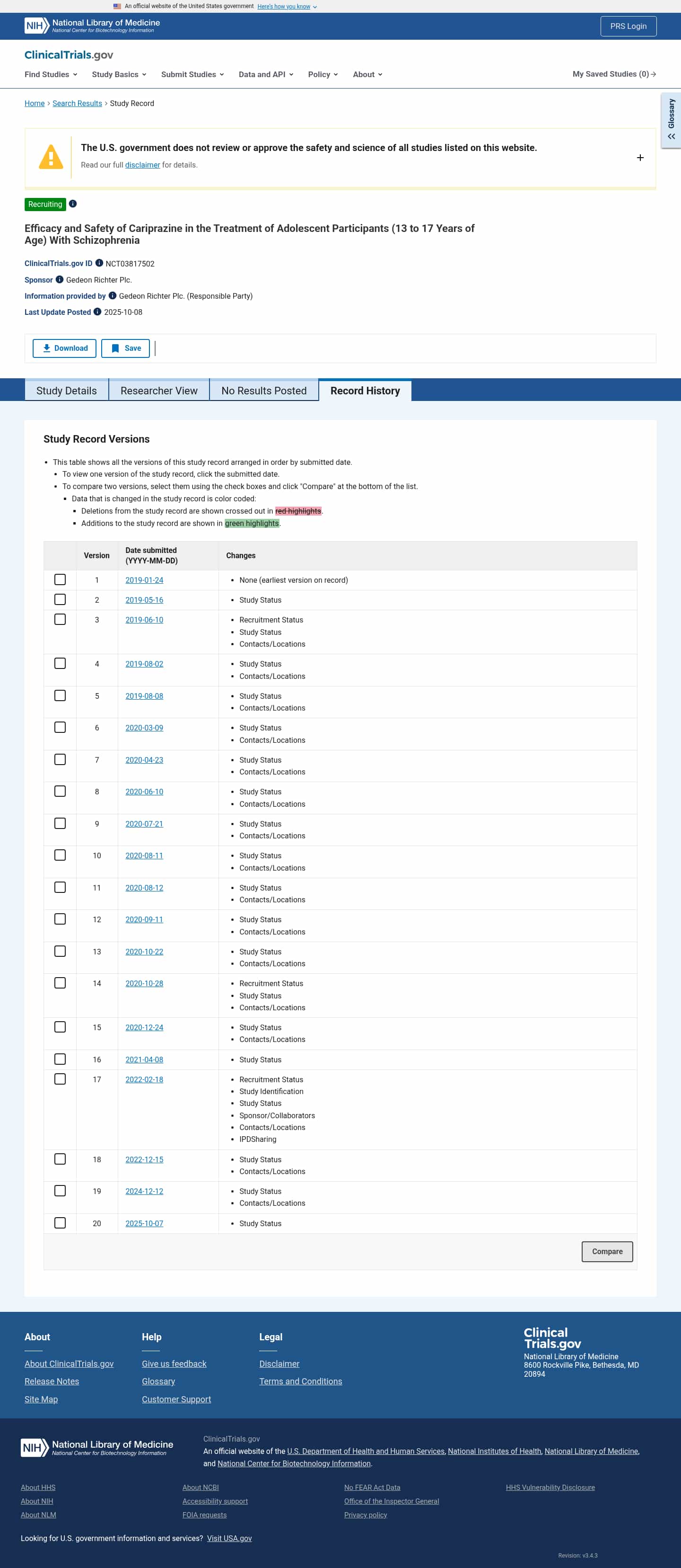 Latest website image capture