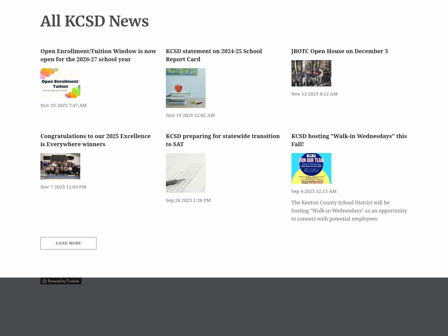 Latest website image capture