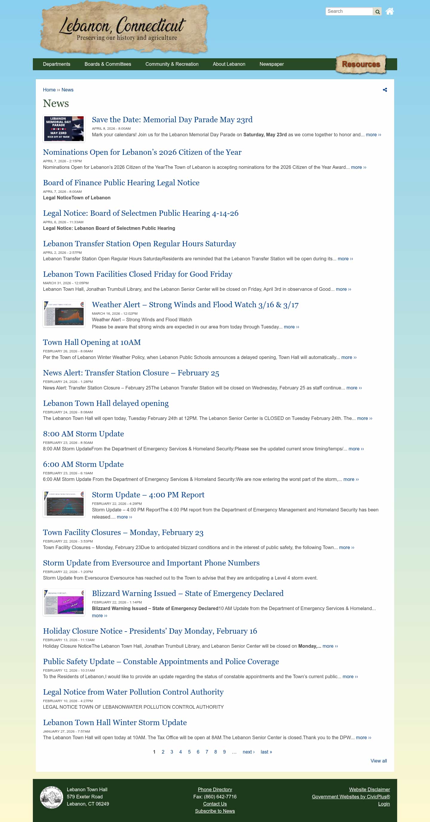 Latest website image capture