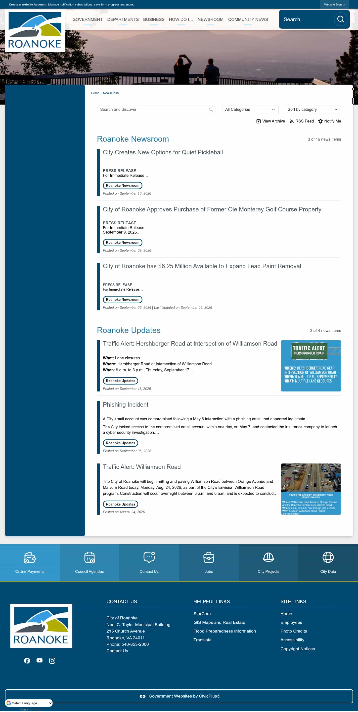 Latest website image capture