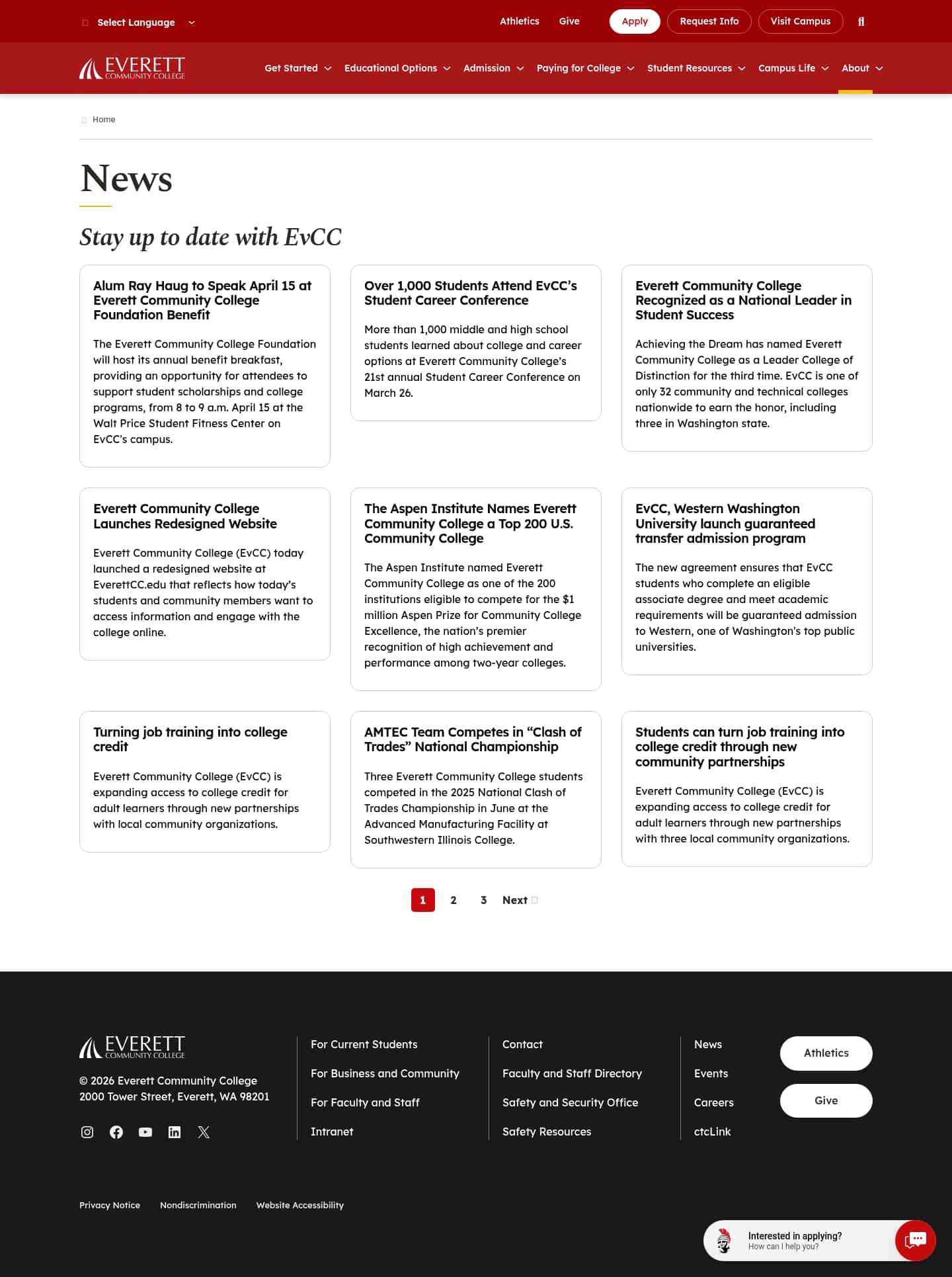 Latest website image capture