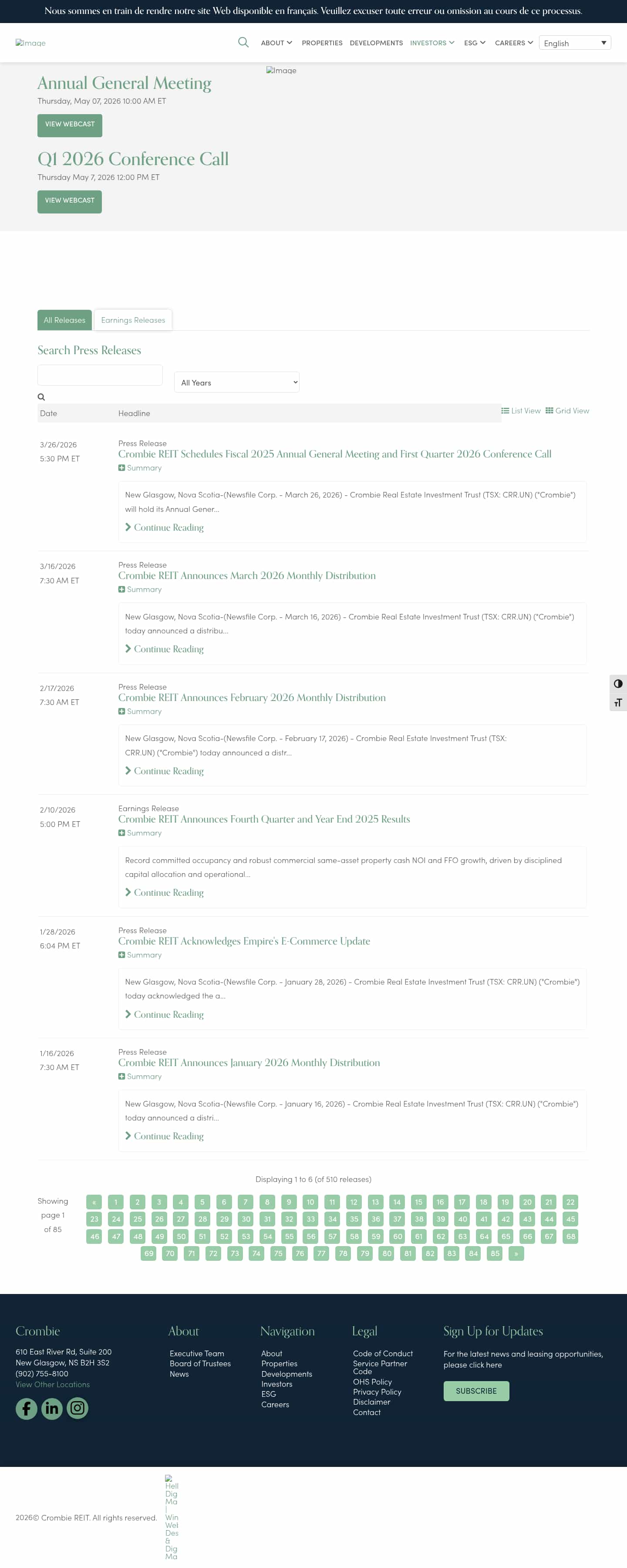 Latest website image capture