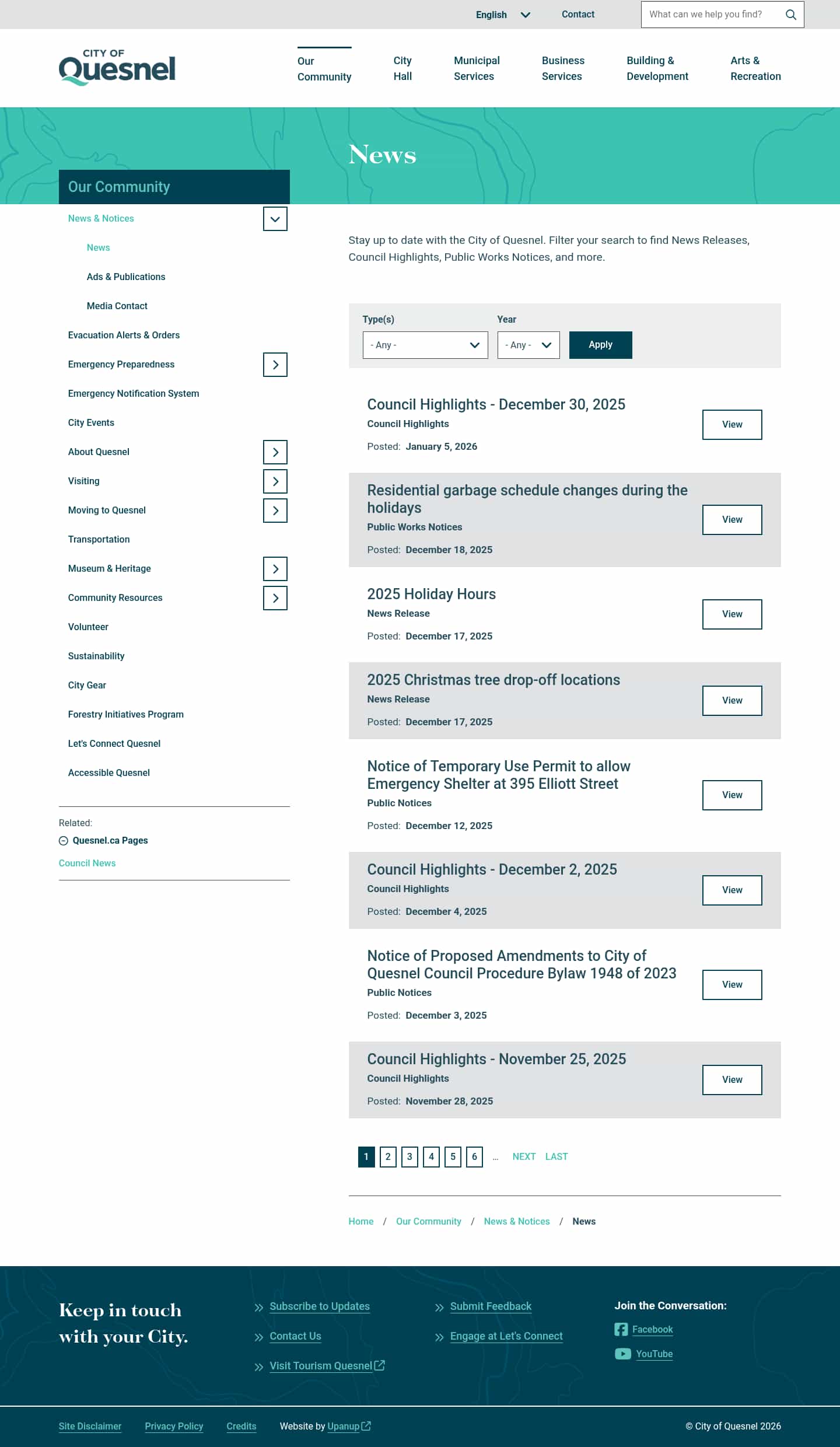 Latest website image capture