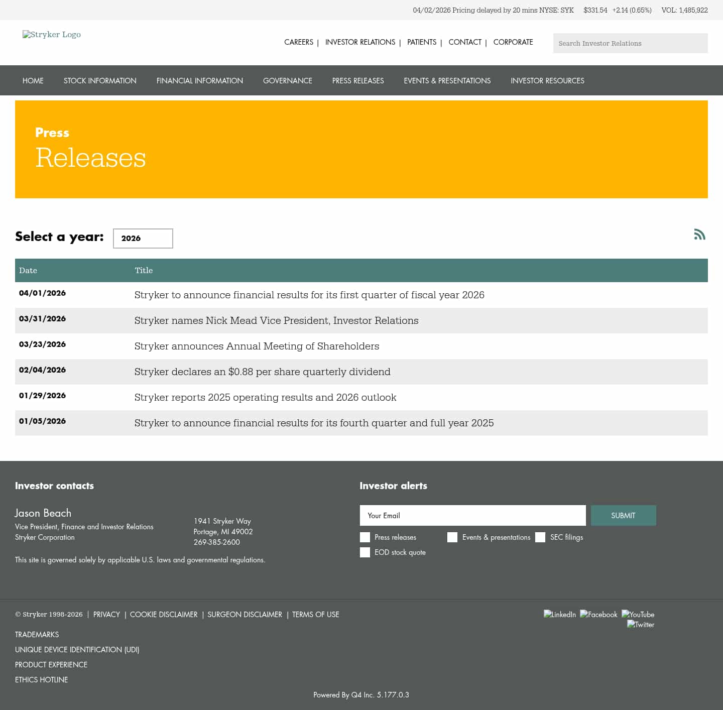 Latest website image capture