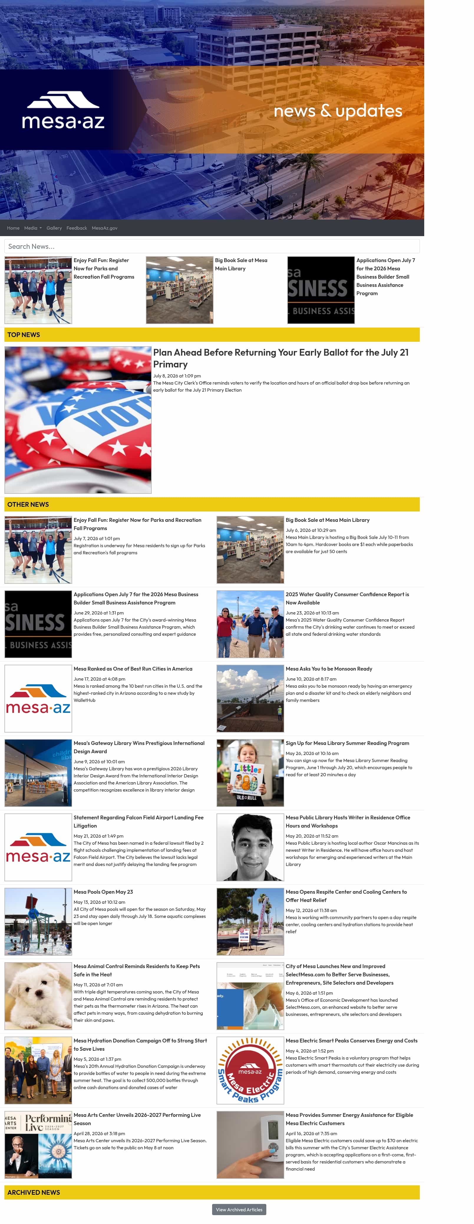 Latest website image capture