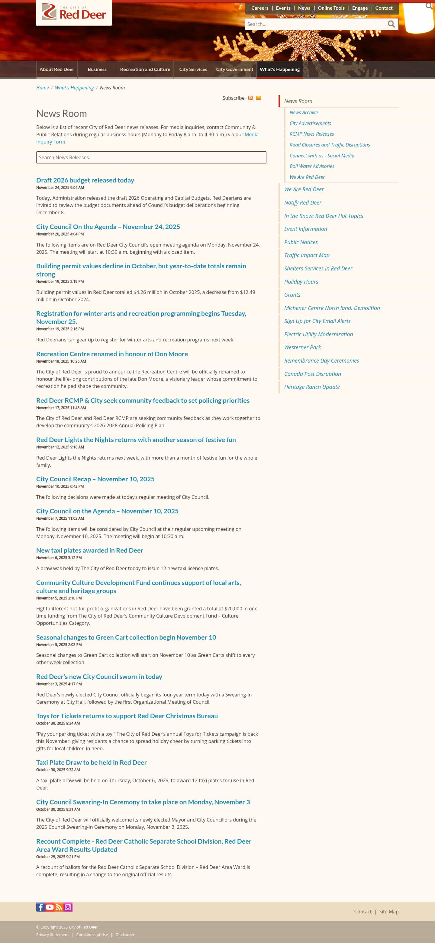 Latest website image capture