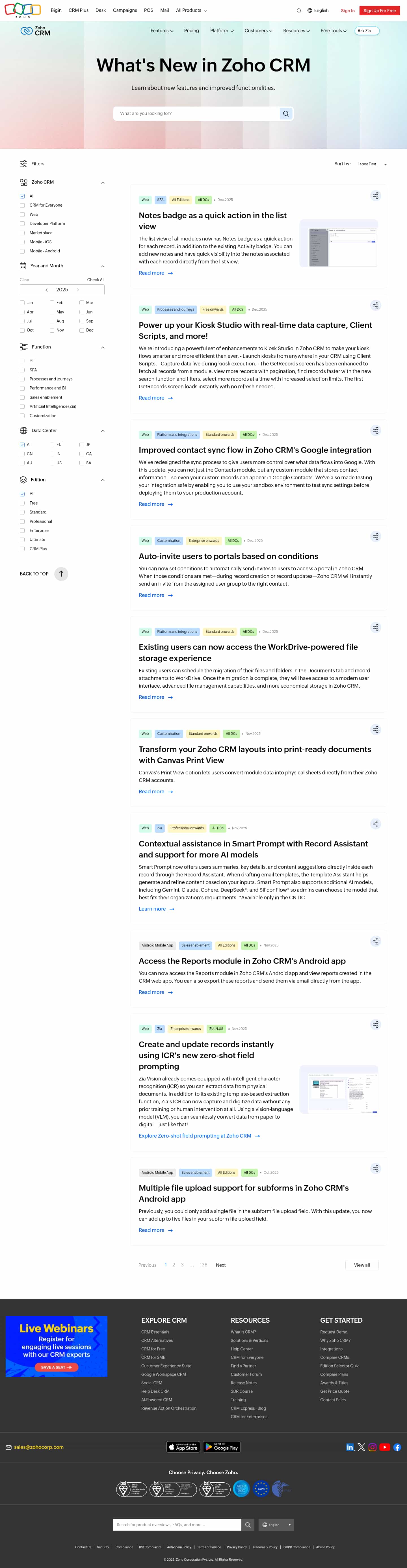 Latest website image capture