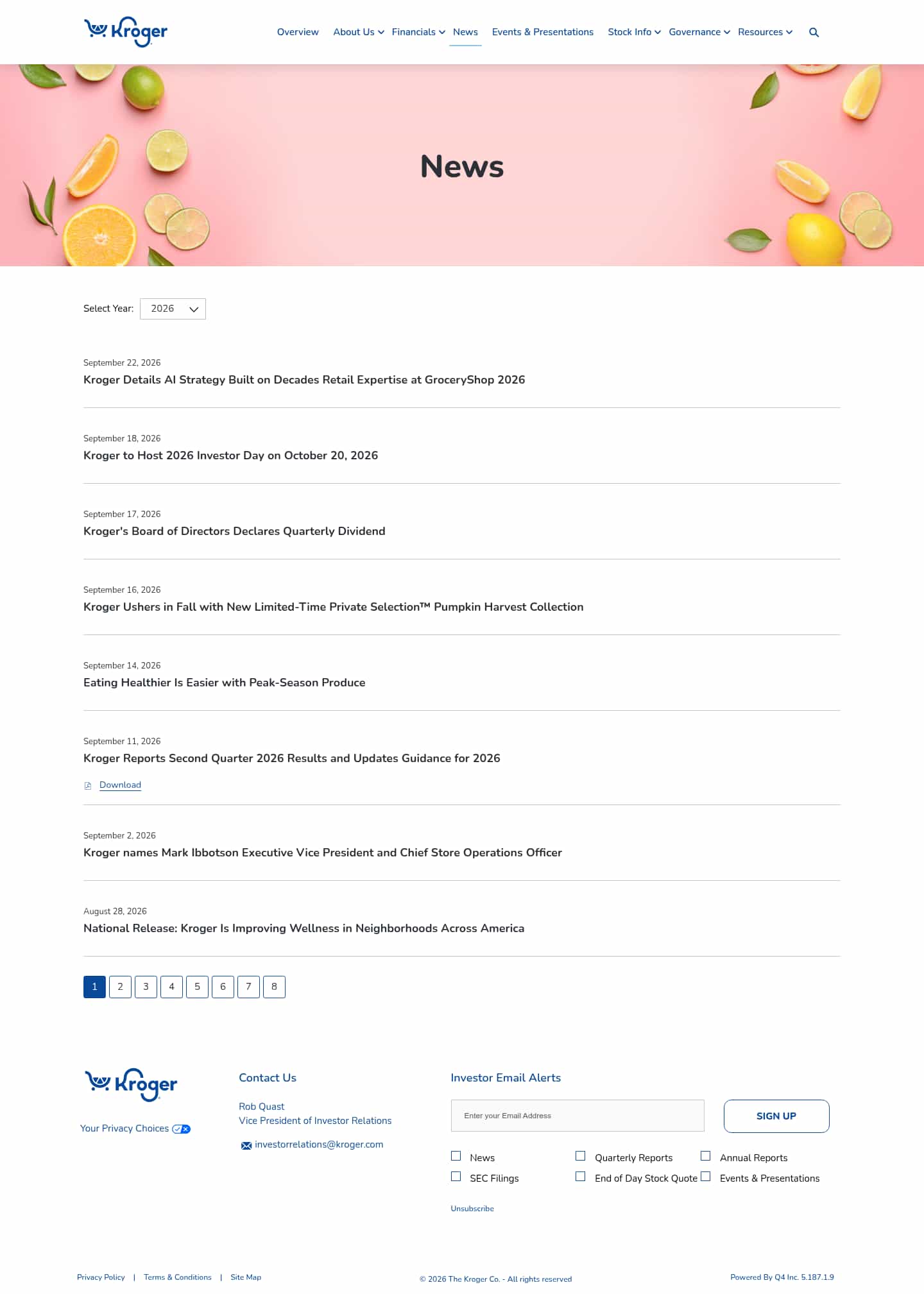 Latest website image capture