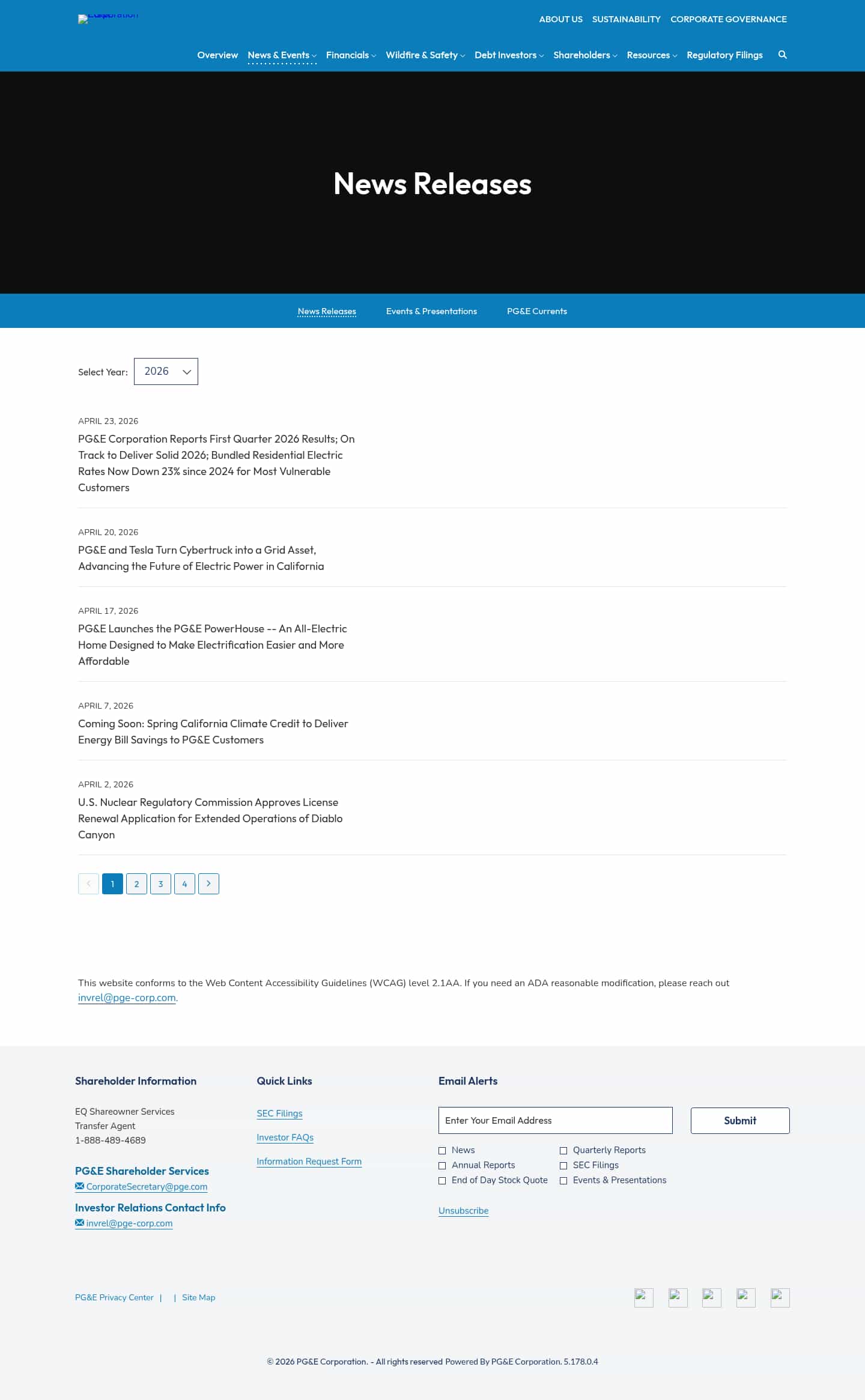 Latest website image capture