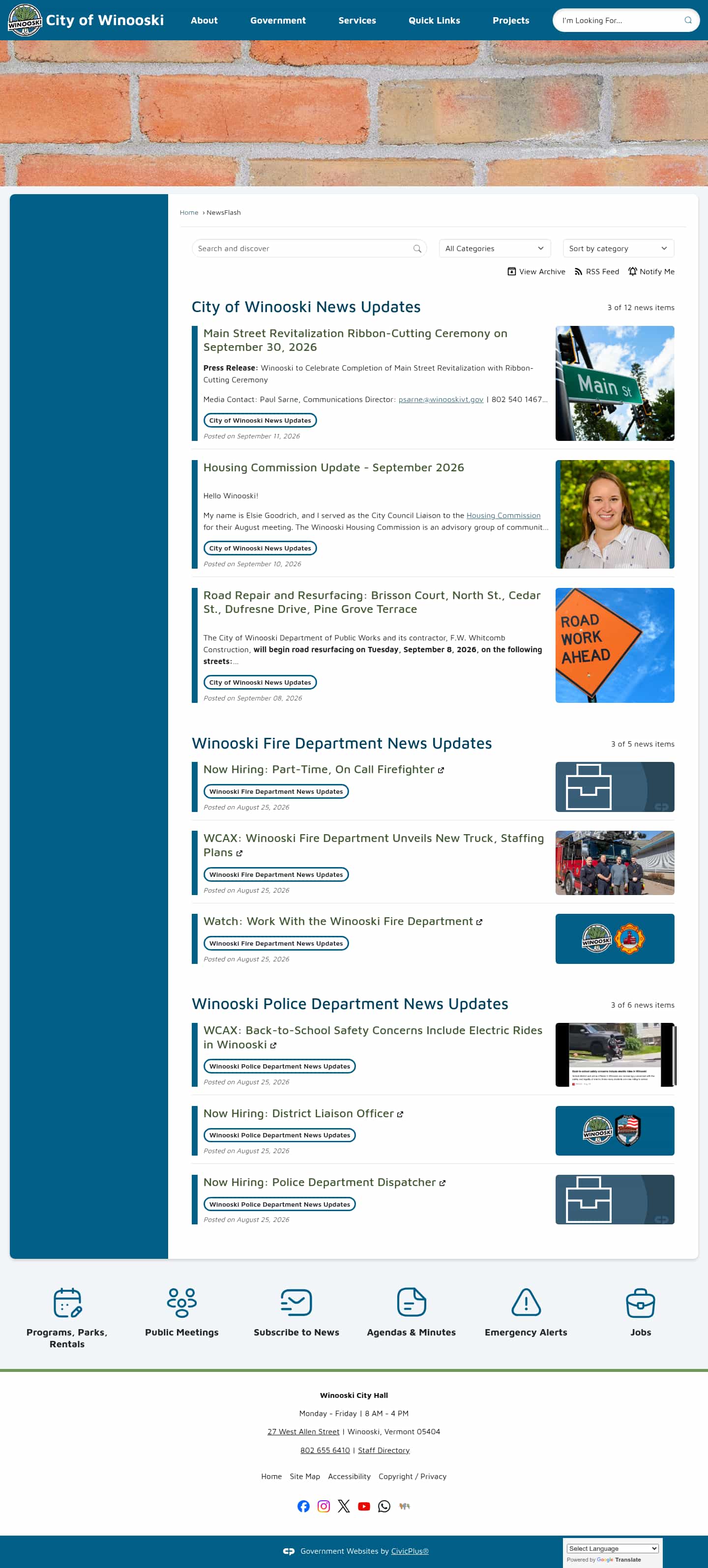 Latest website image capture