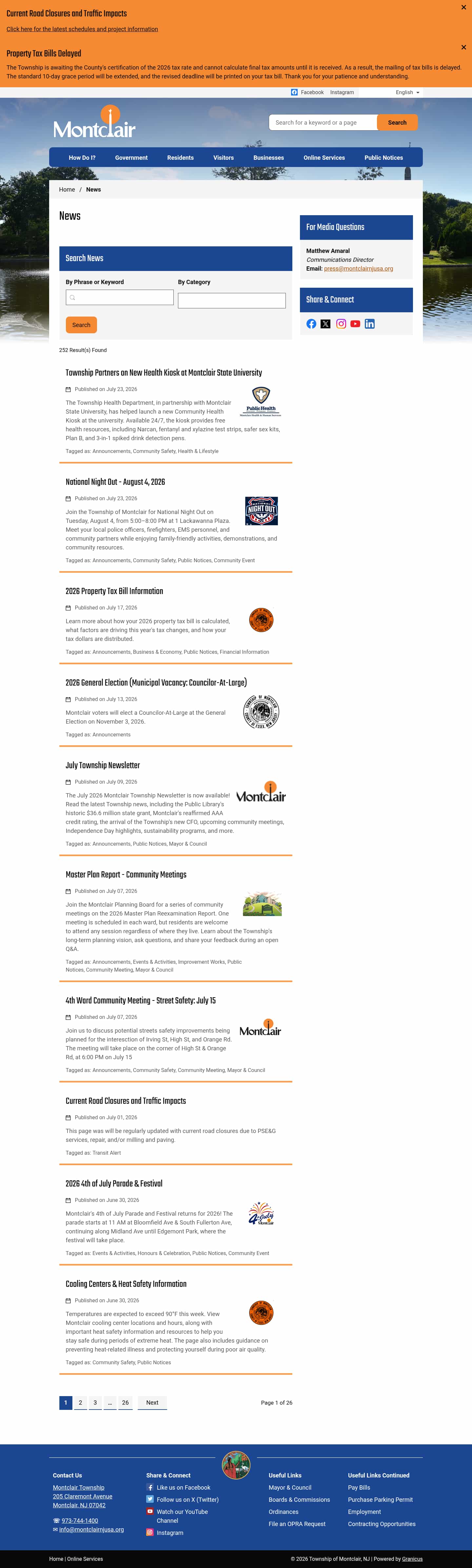 Latest website image capture