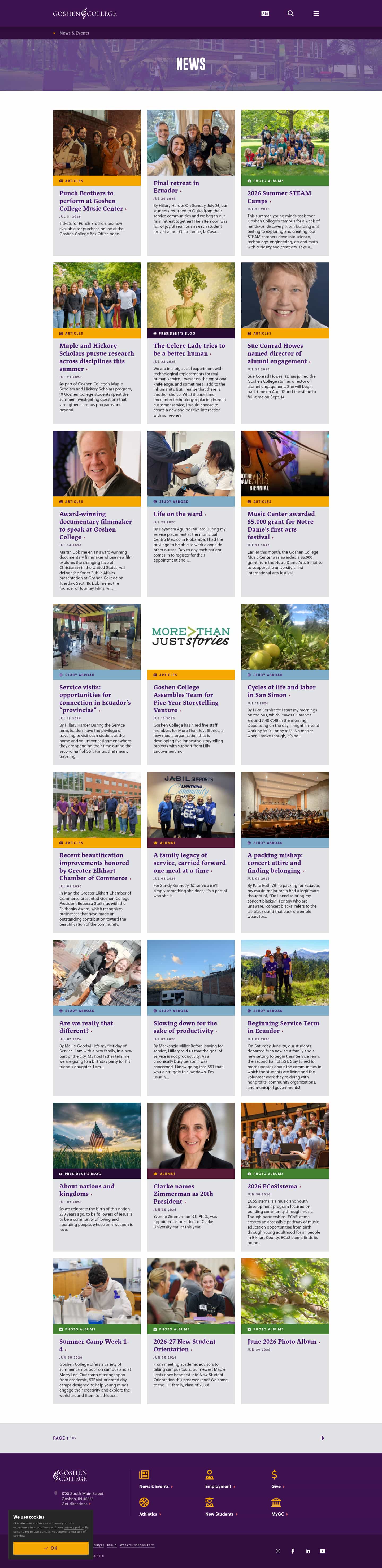 Latest website image capture