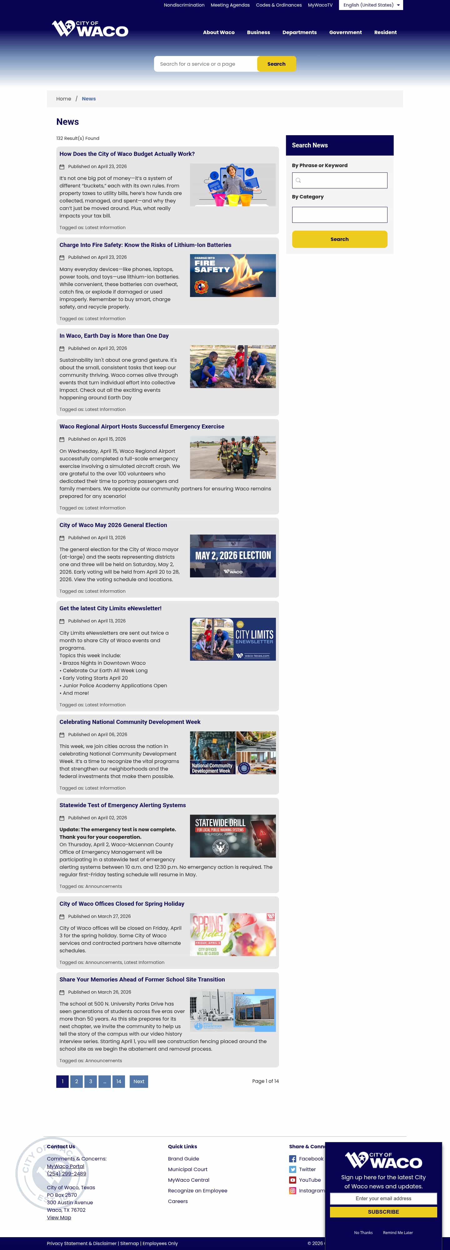 Latest website image capture