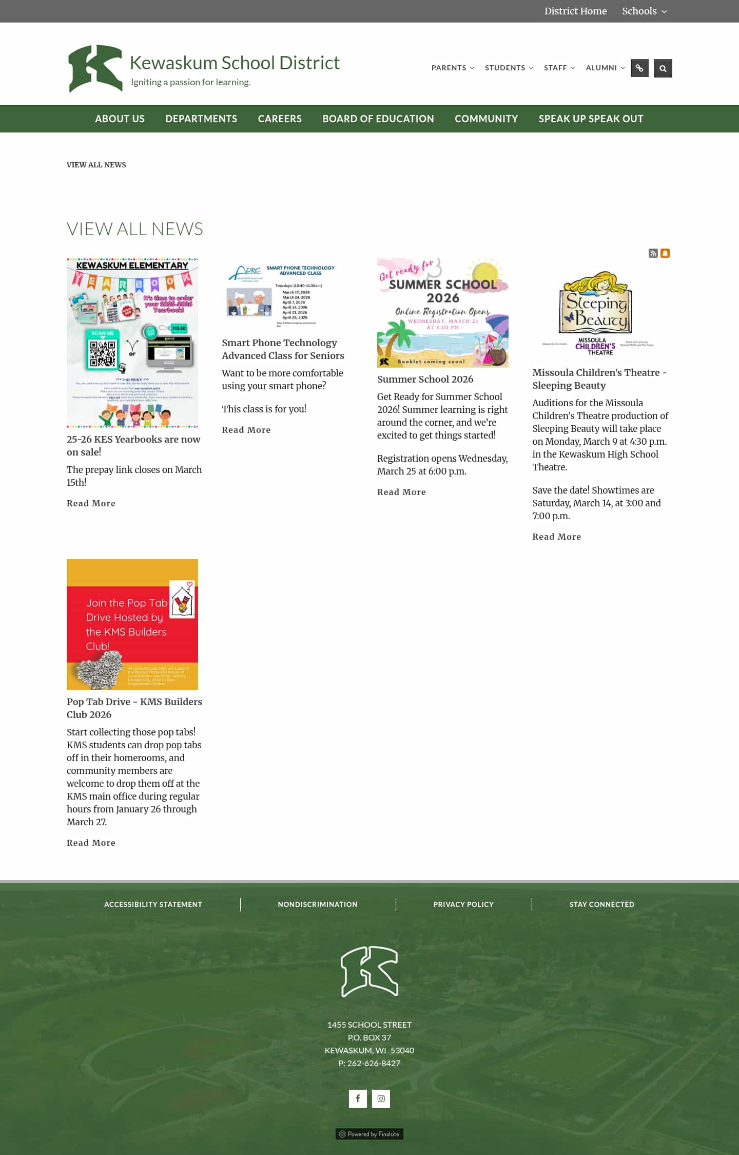 Latest website image capture