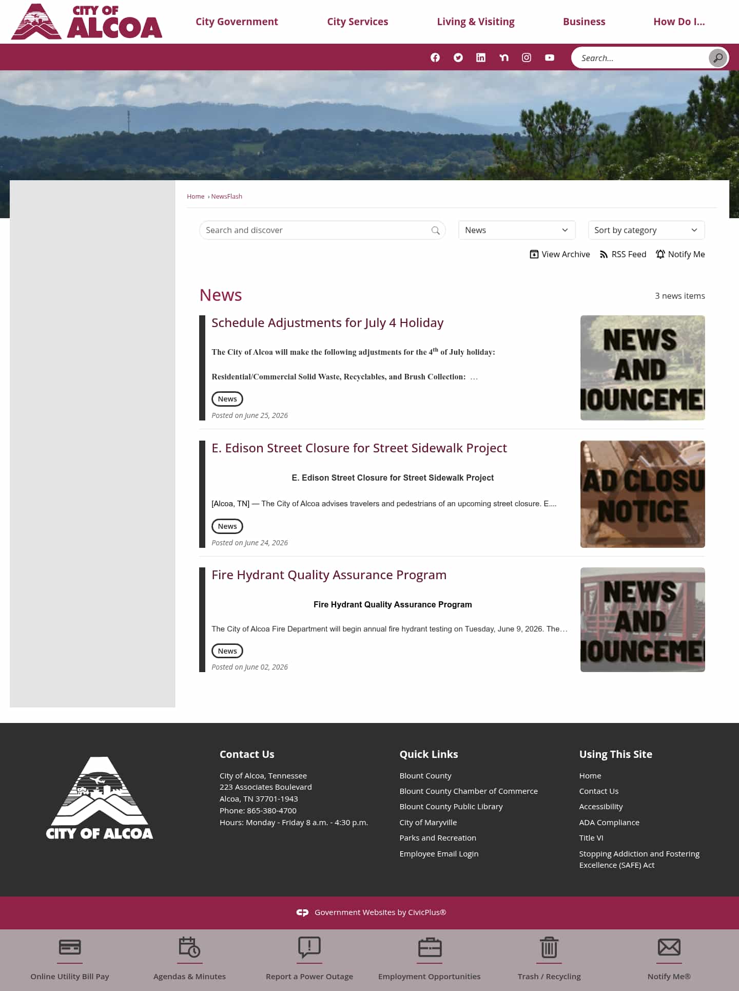 Latest website image capture