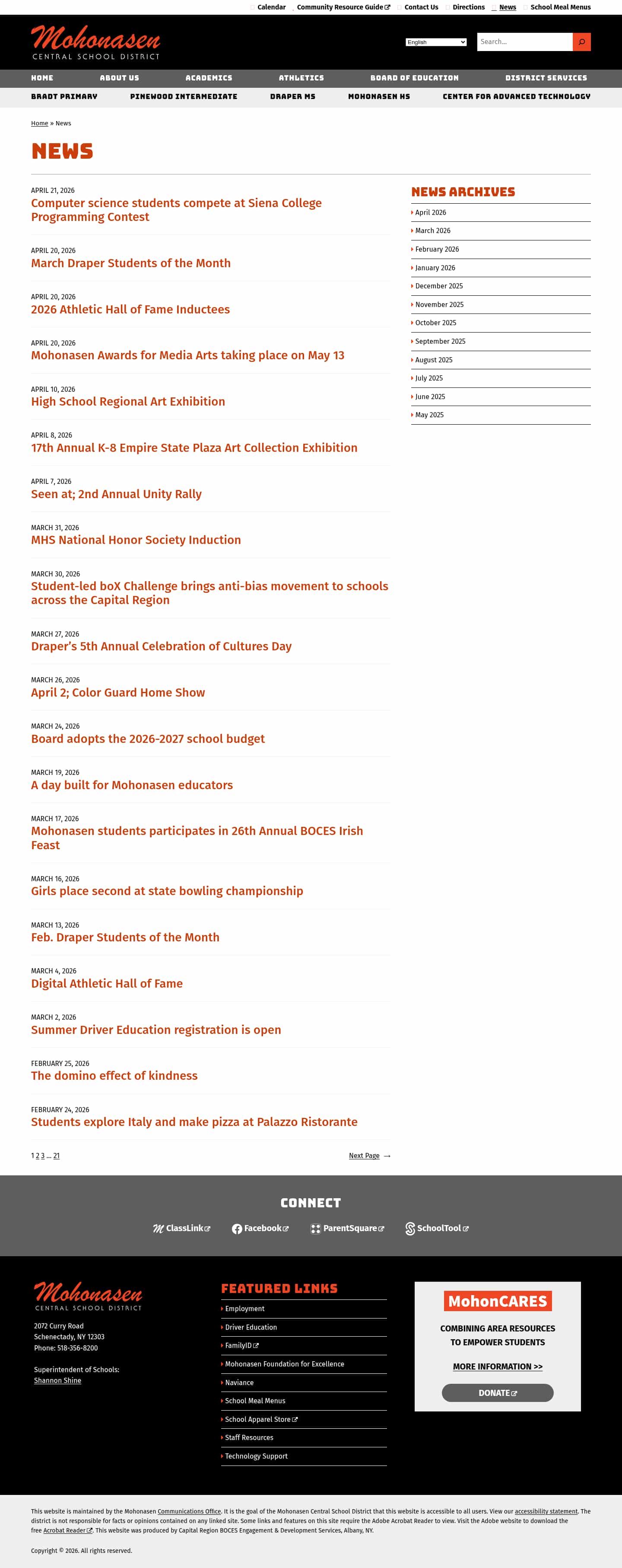 Latest website image capture