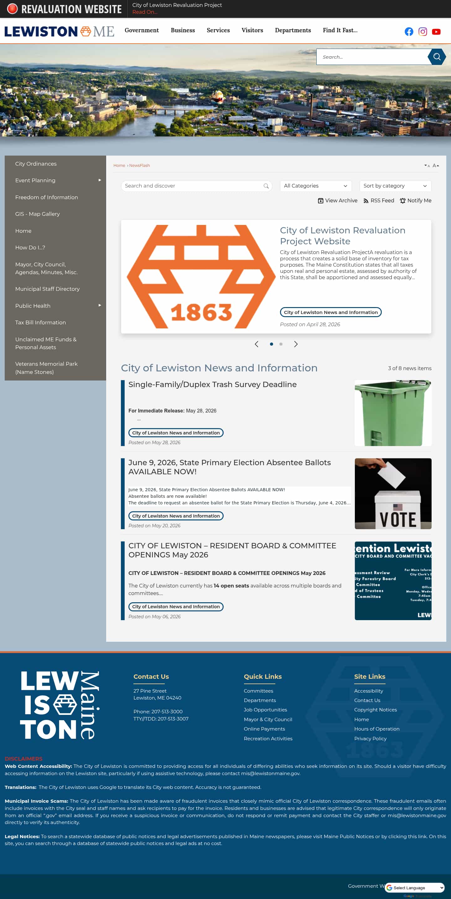 Latest website image capture