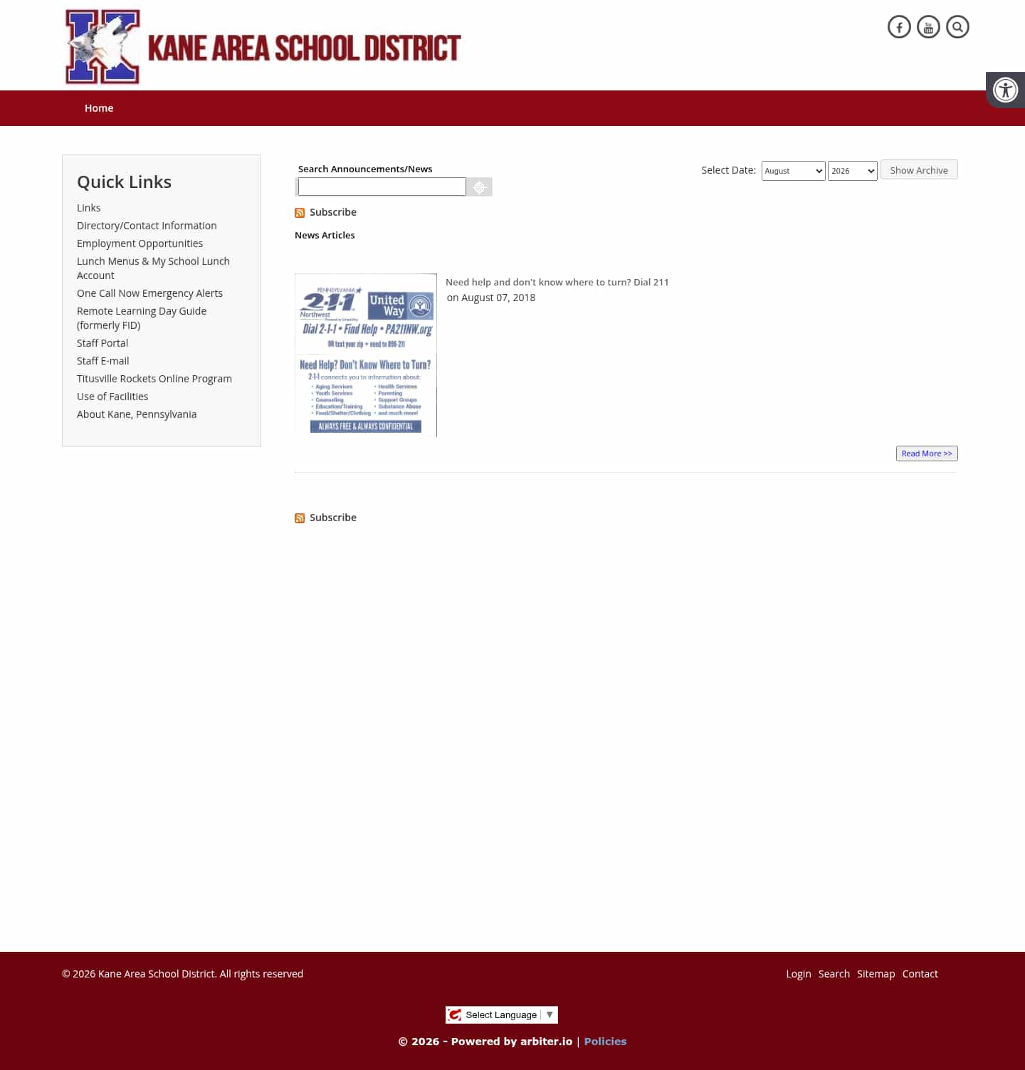 Latest website image capture